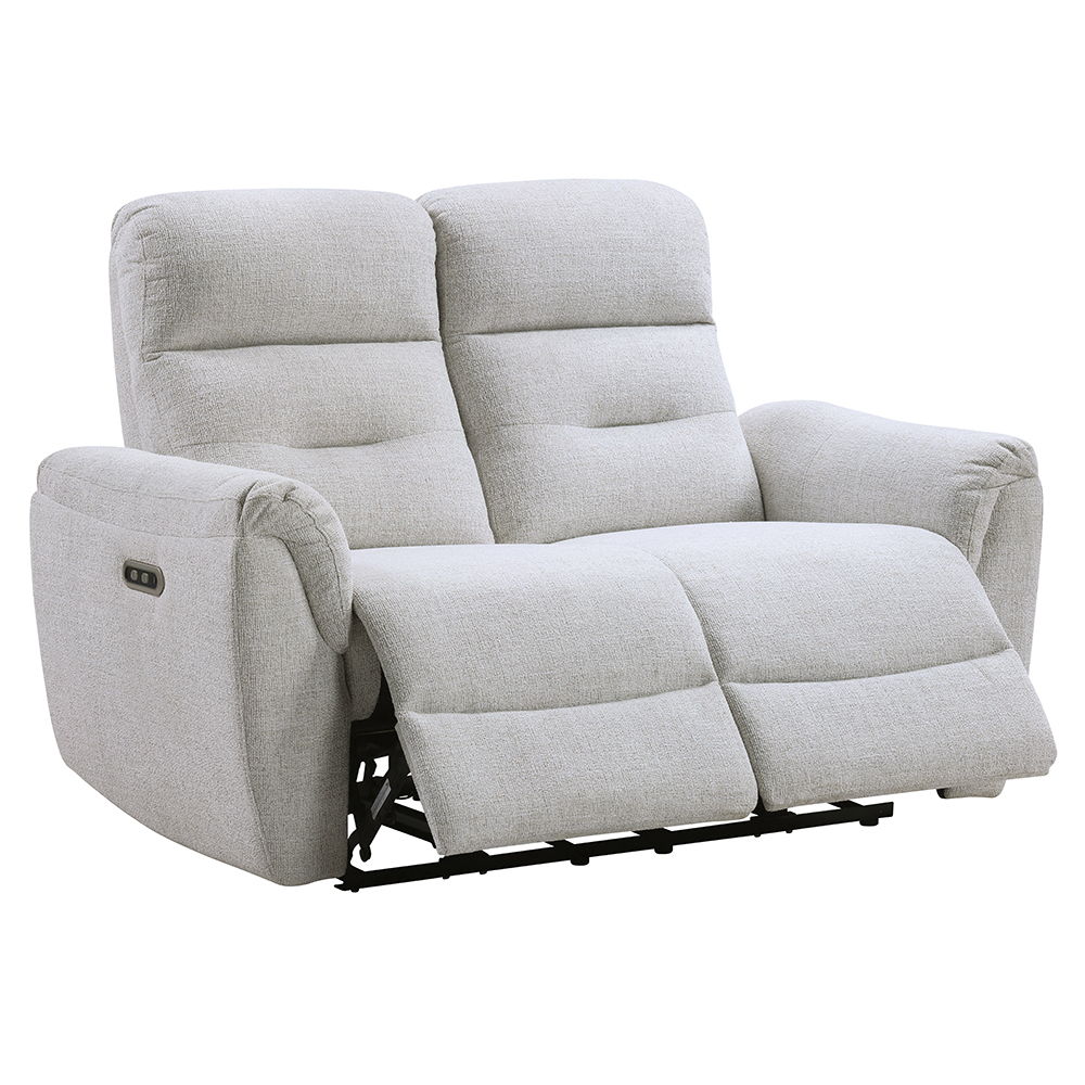 Eastre - Power Motion Loveseat With USB Port - Beige Chenille, beige, view 2
