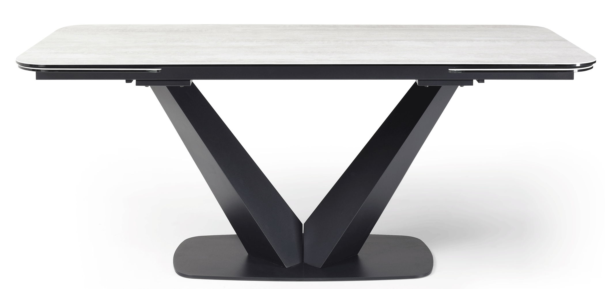 9189 - 71" Dining Table With Extensions - Gray / Black
