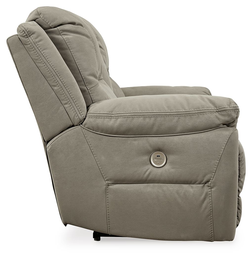 Ashley Furniture Next-Gen Gaucho - DBL REC PWR Loveseat w/Console - Putty - Image 5
