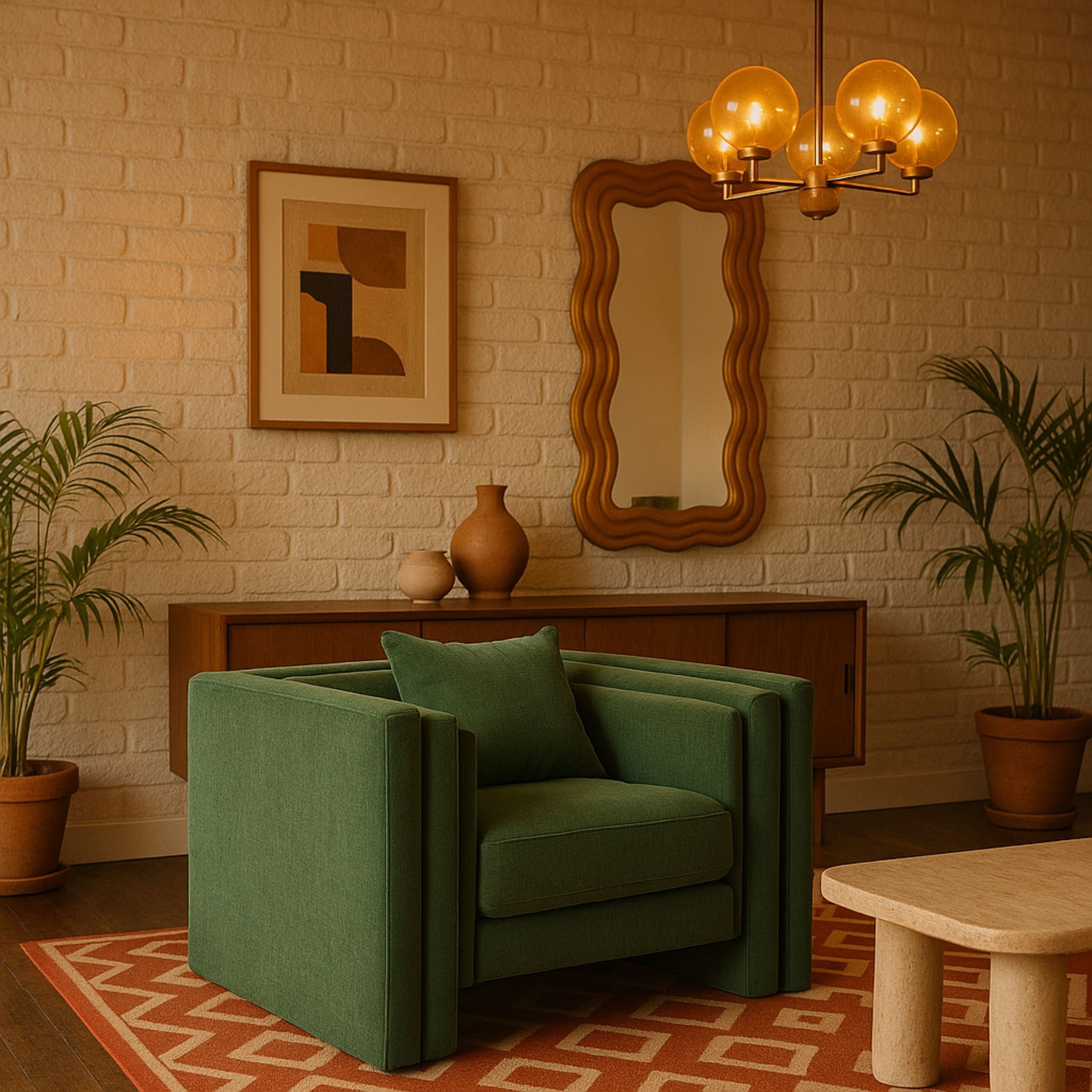 Everett - Chair - Green