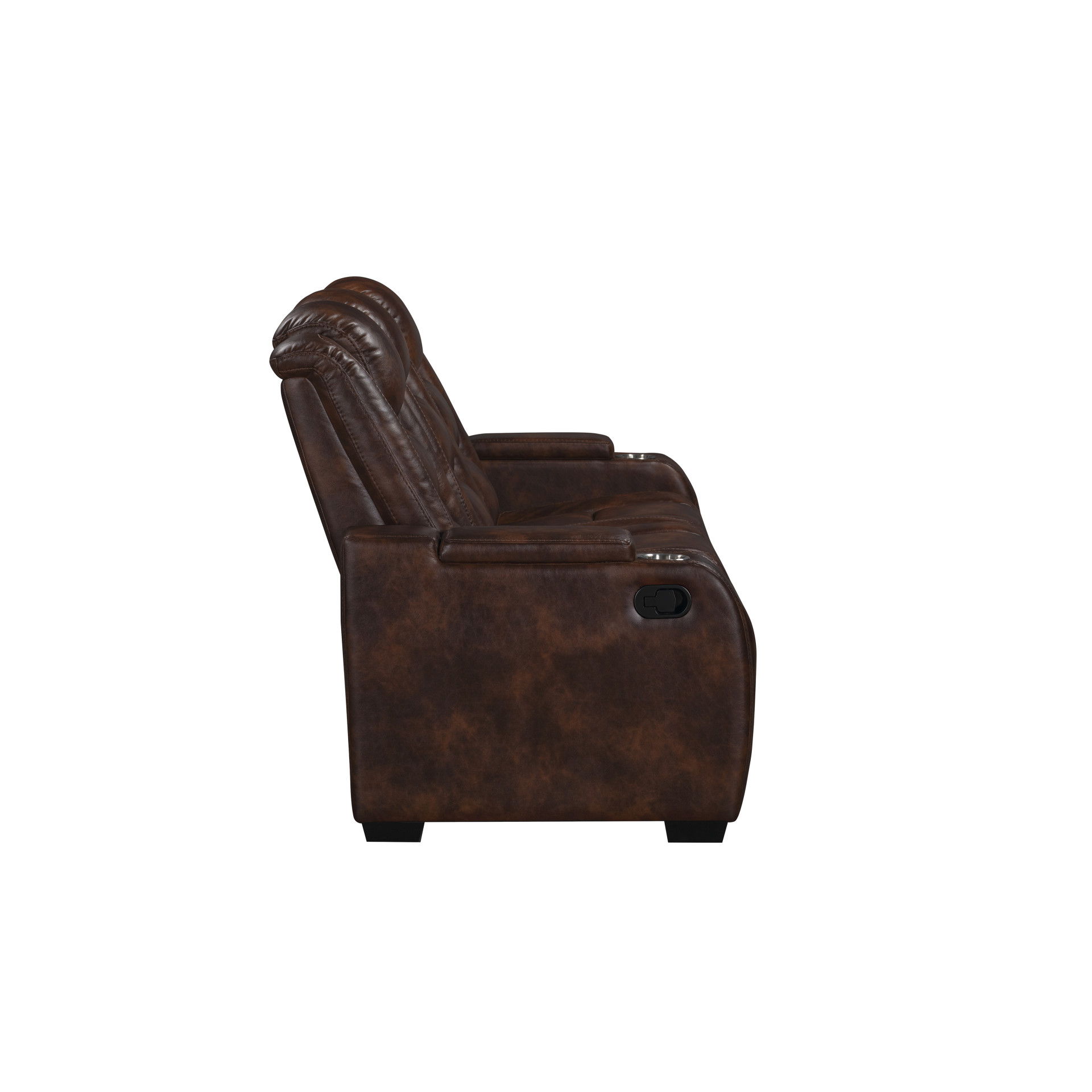Chester - Reclining Sofa - Brown, dark brown, view 8