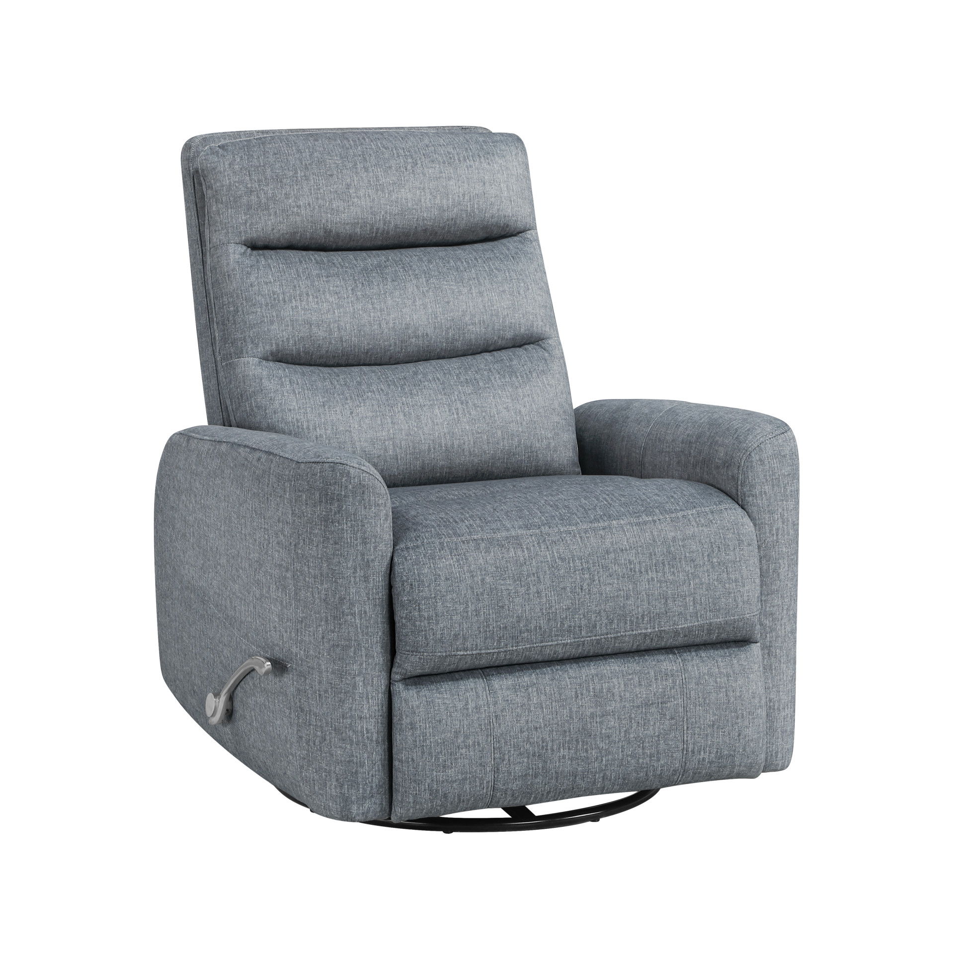 Takami - Swivel Recliner - Granite Poly