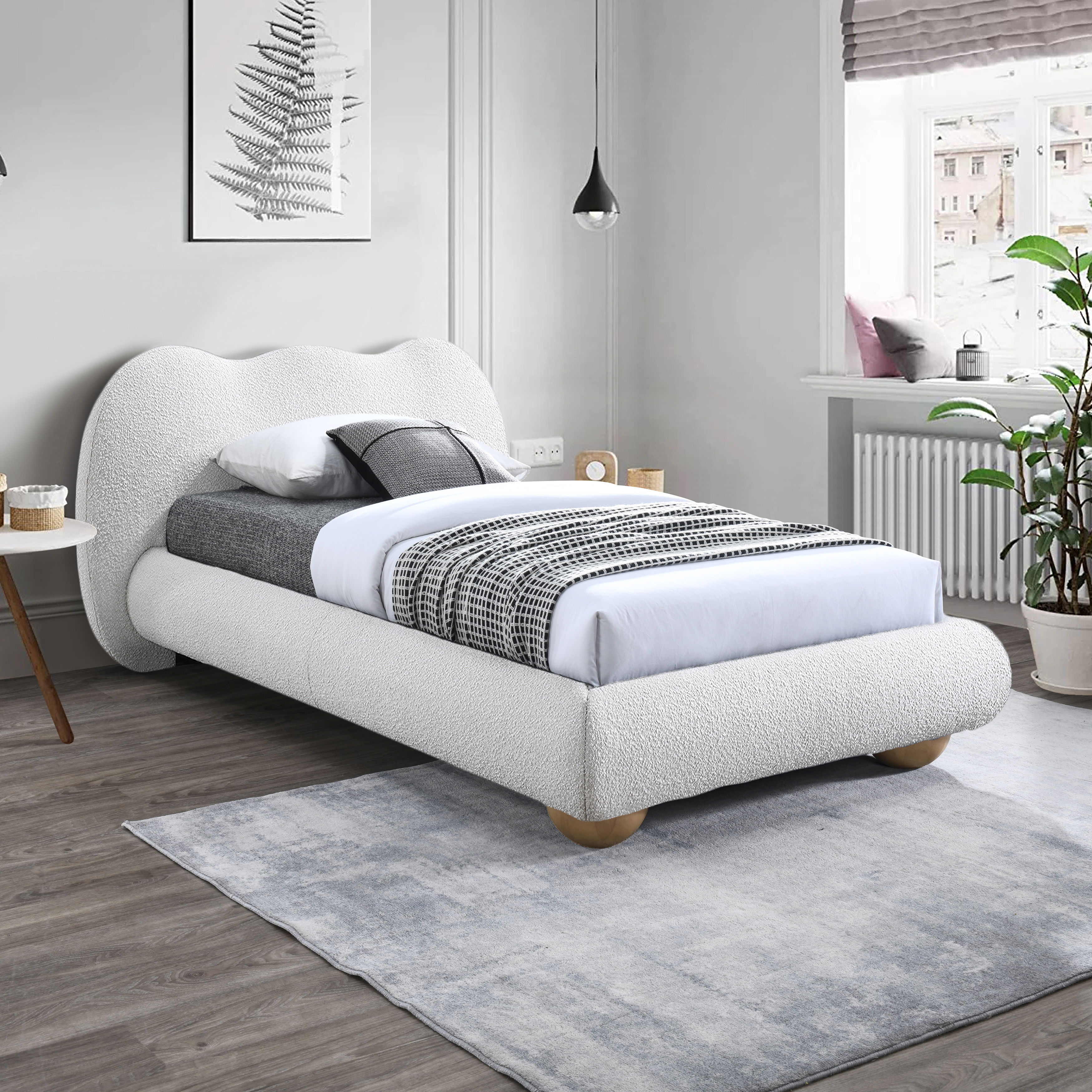 Hyde - Twin Bed - Cream
