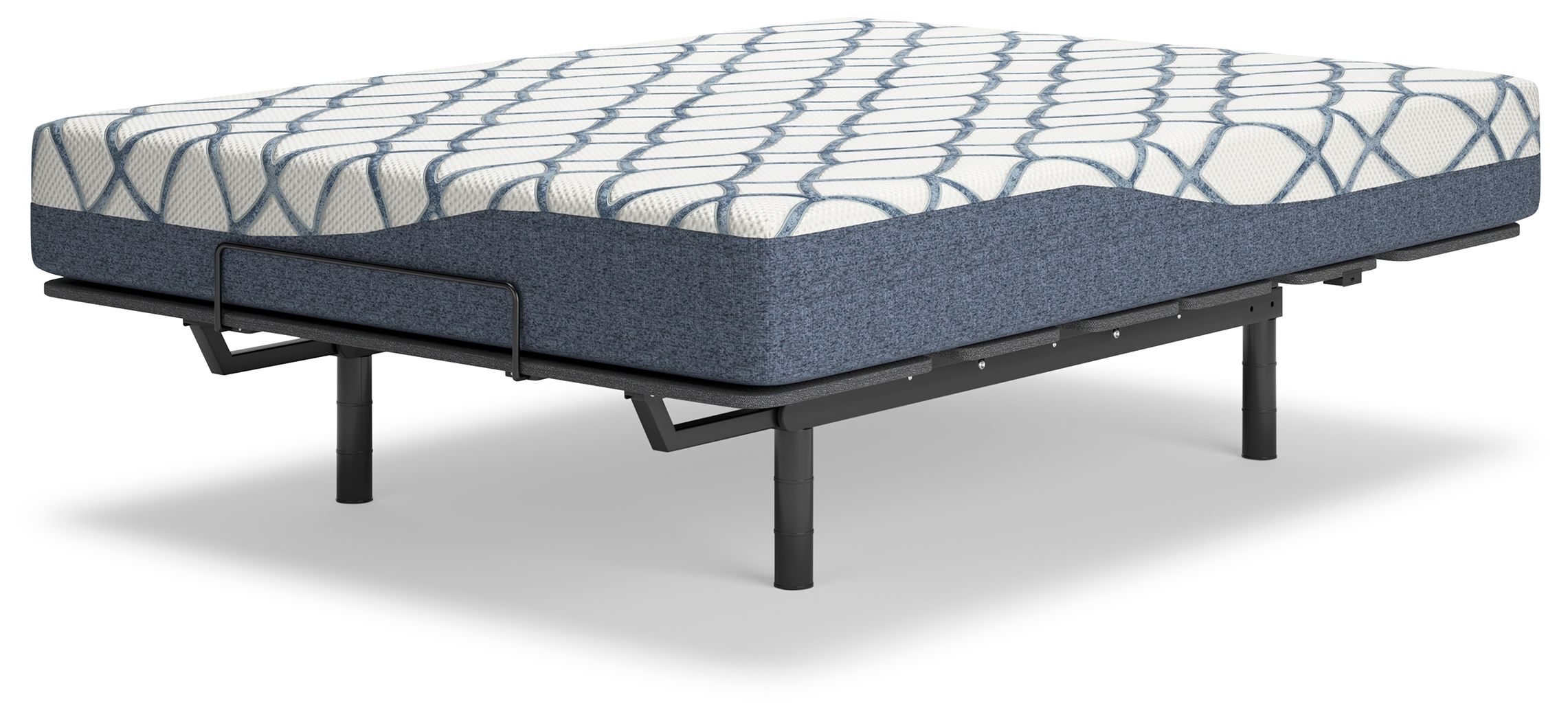 Ashley Furniture 10 Inch Chime Elite 2.0 - Twin Mattress - White / Blue - Image 5