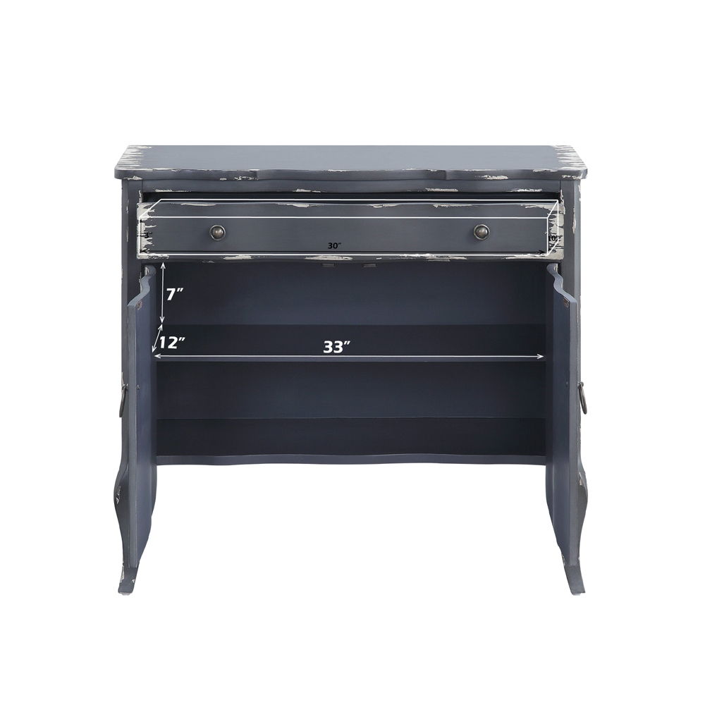 Deianira - Console Cabinet - Antique Gray, black, view 5