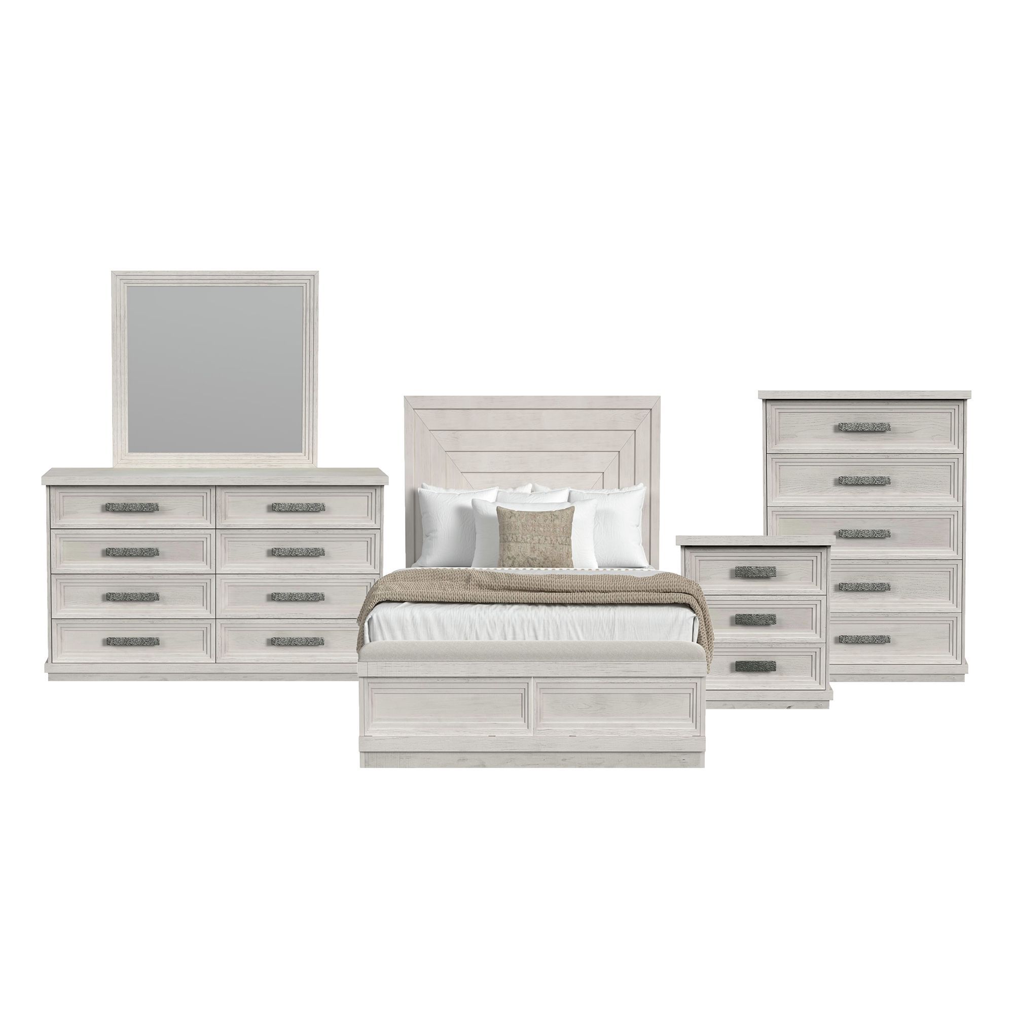 Queen · 5 Pc · Bedroom Set