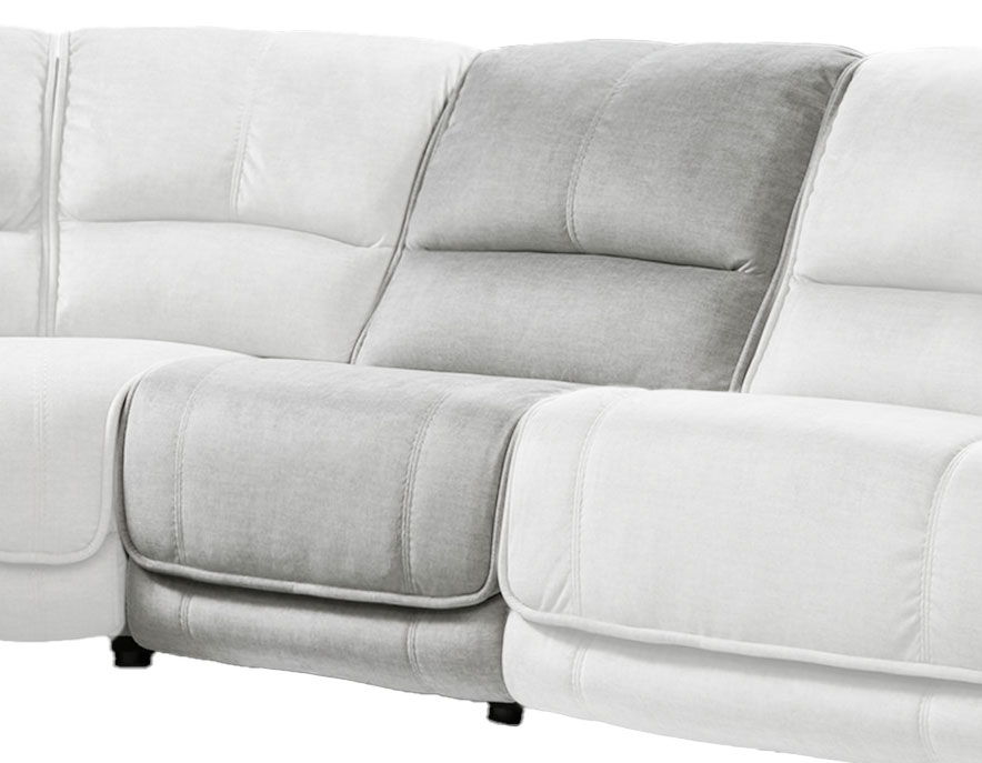 Olsen - Armless Chair - Silver