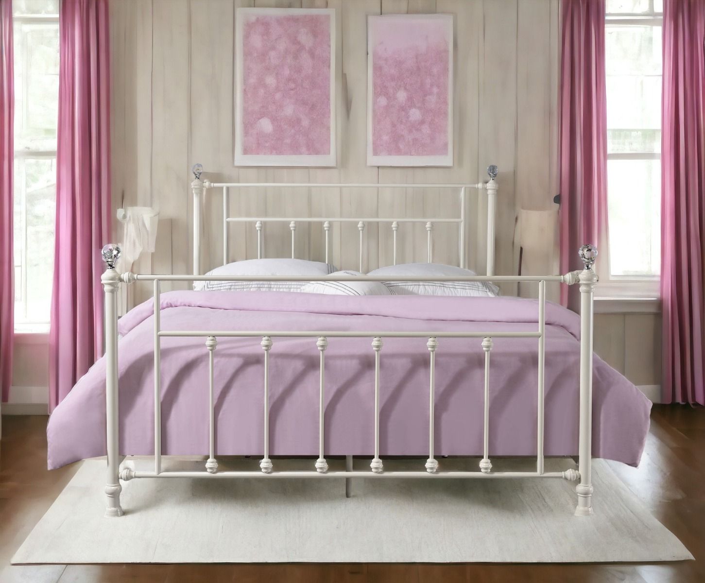 Comet - Full Bed - White, white, view 4