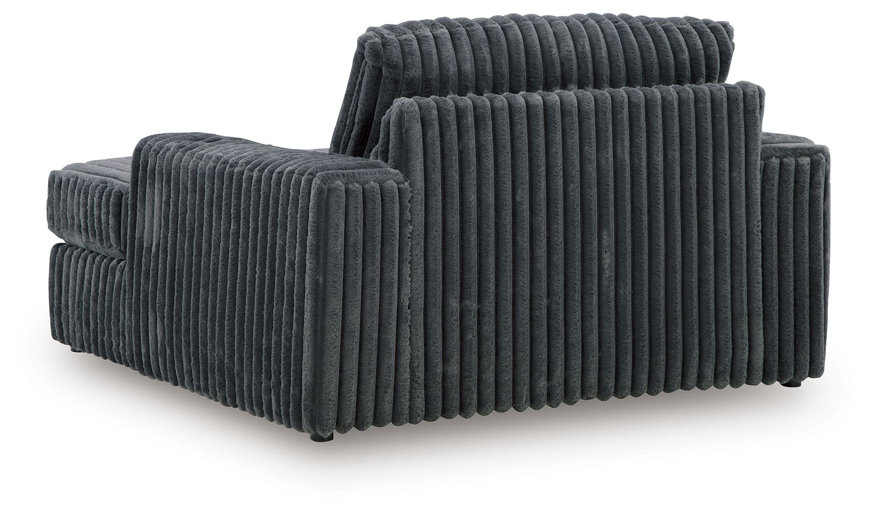 Ashley Furniture Midnight-Madness - Oversized Chaise - Gunmetal - Image 4