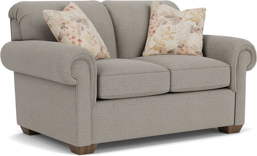 Main Street - Fabric Loveseat, gray