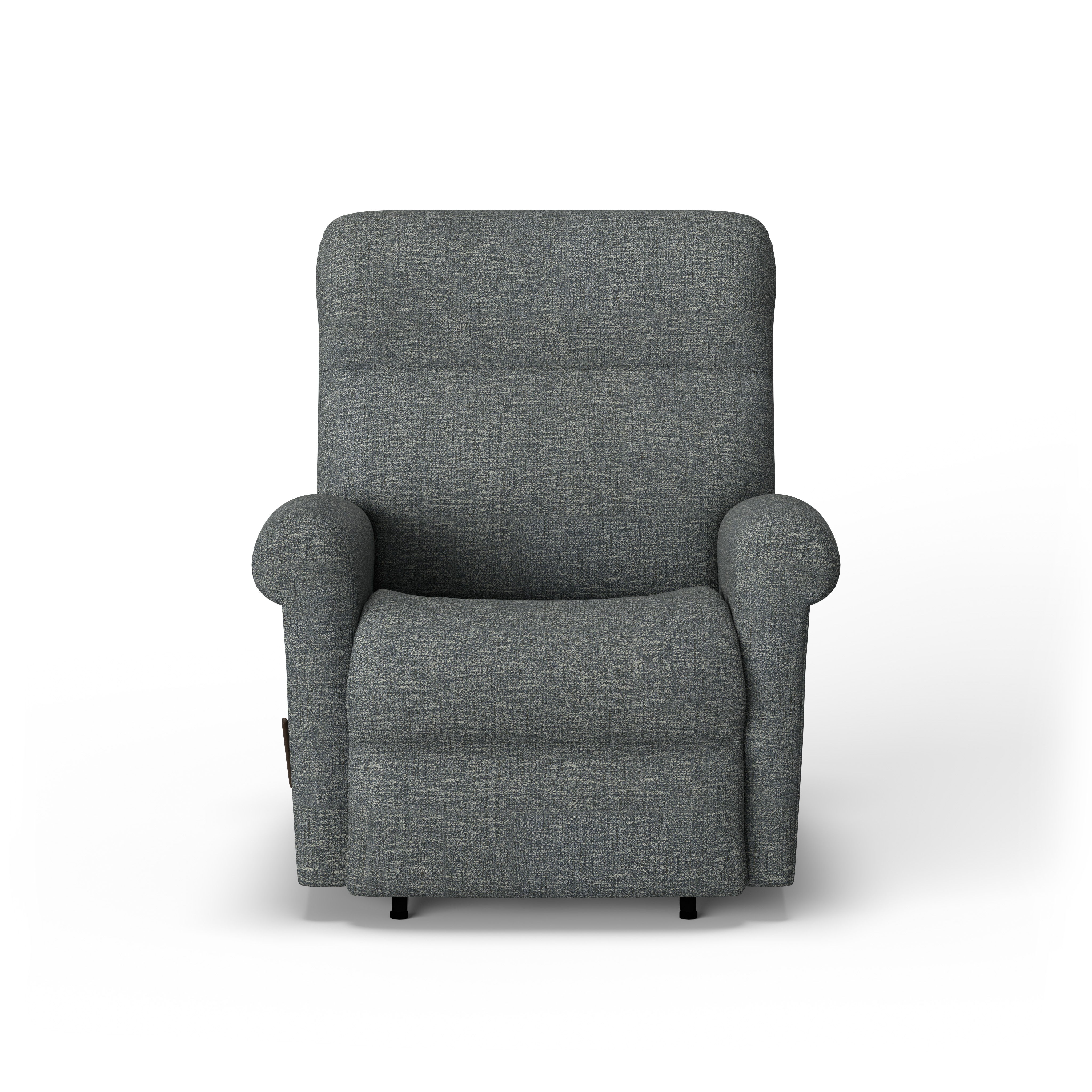 Davis - Transitional Fabric Recliner, gray, view 3
