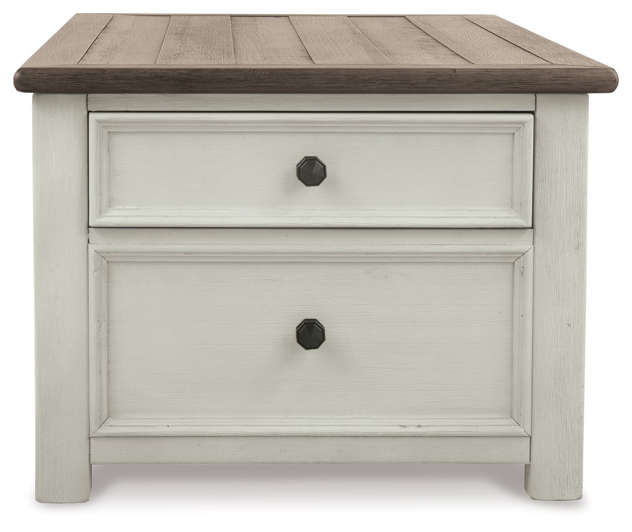 Ashley Furniture Bolanburg - Lift Top Cocktail Table - White / Brown / Beige - Image 8