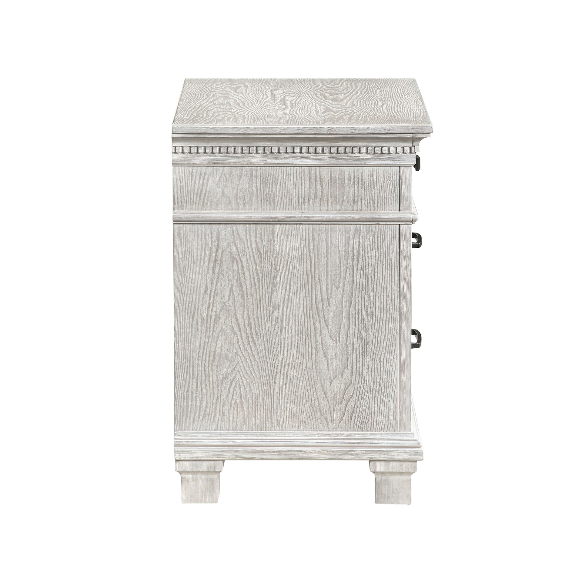 Silver Sands - Nightstand - Gray, light gray, view 4