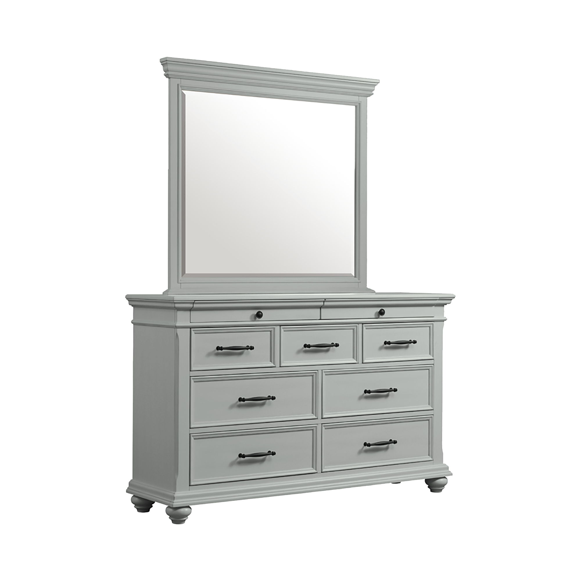 9-Drawer Dressser With Mirror