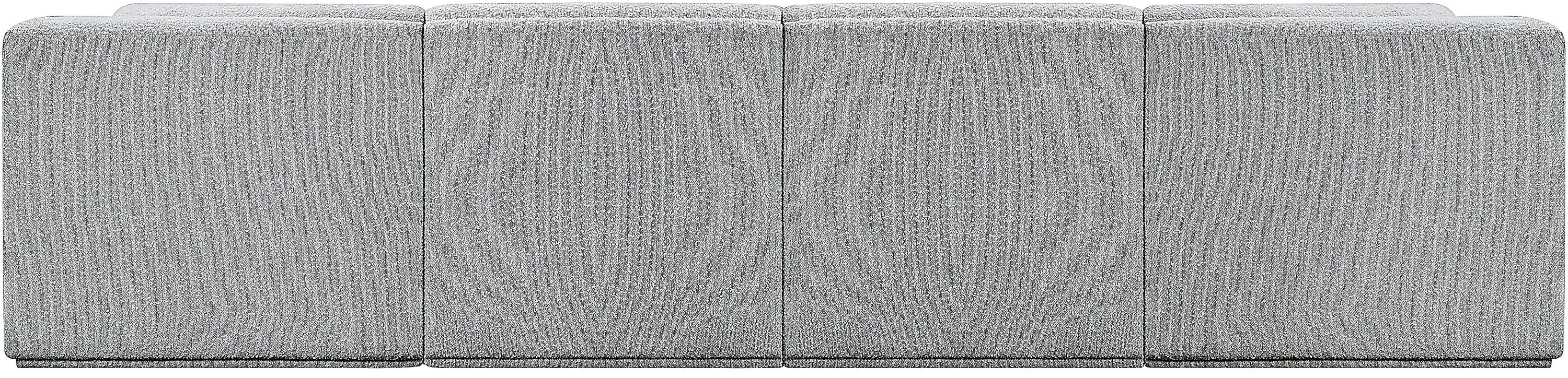 Ollie - 4 Piece Modular Sofa - Gray