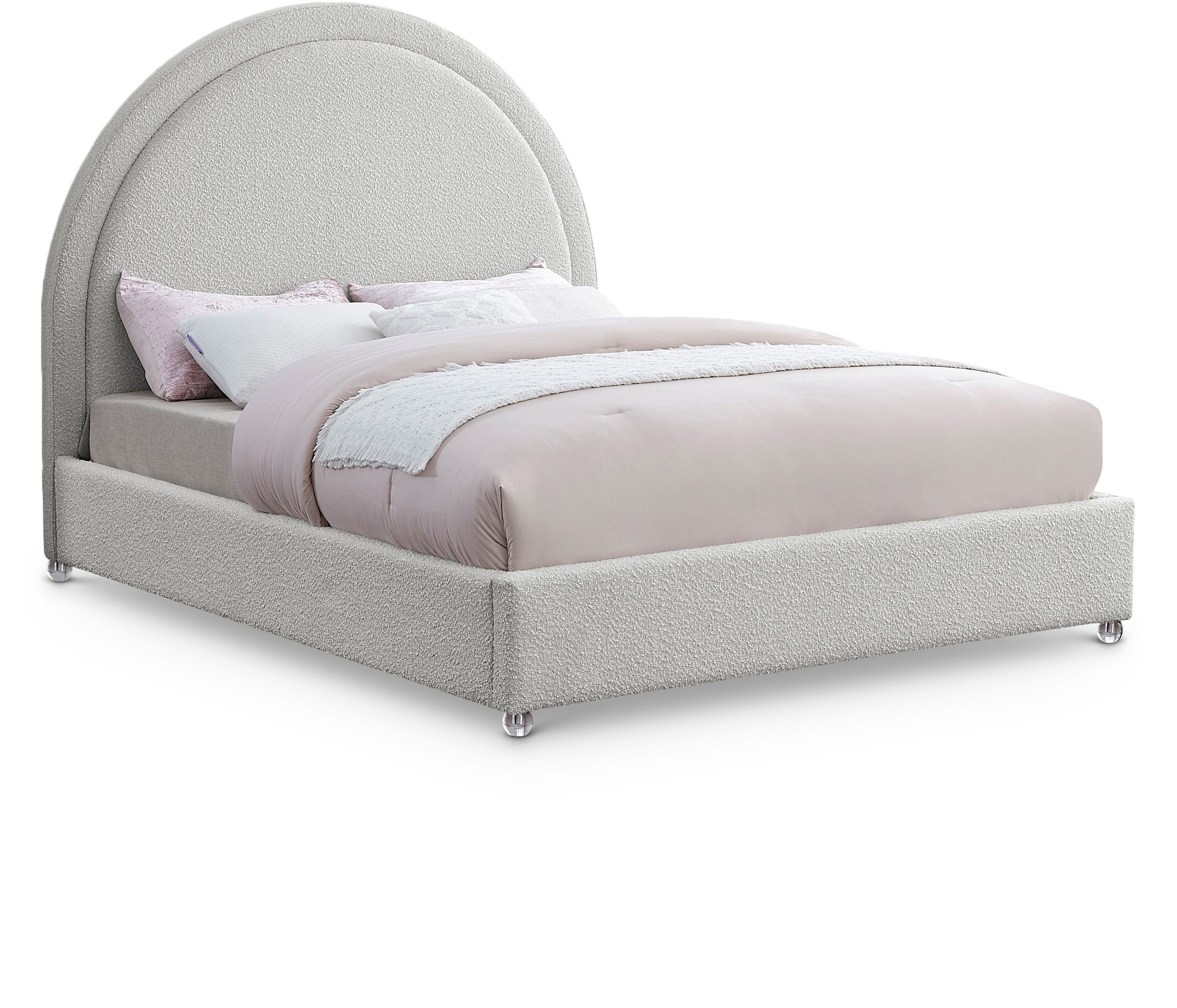 Milo - Queen Bed - Cream
