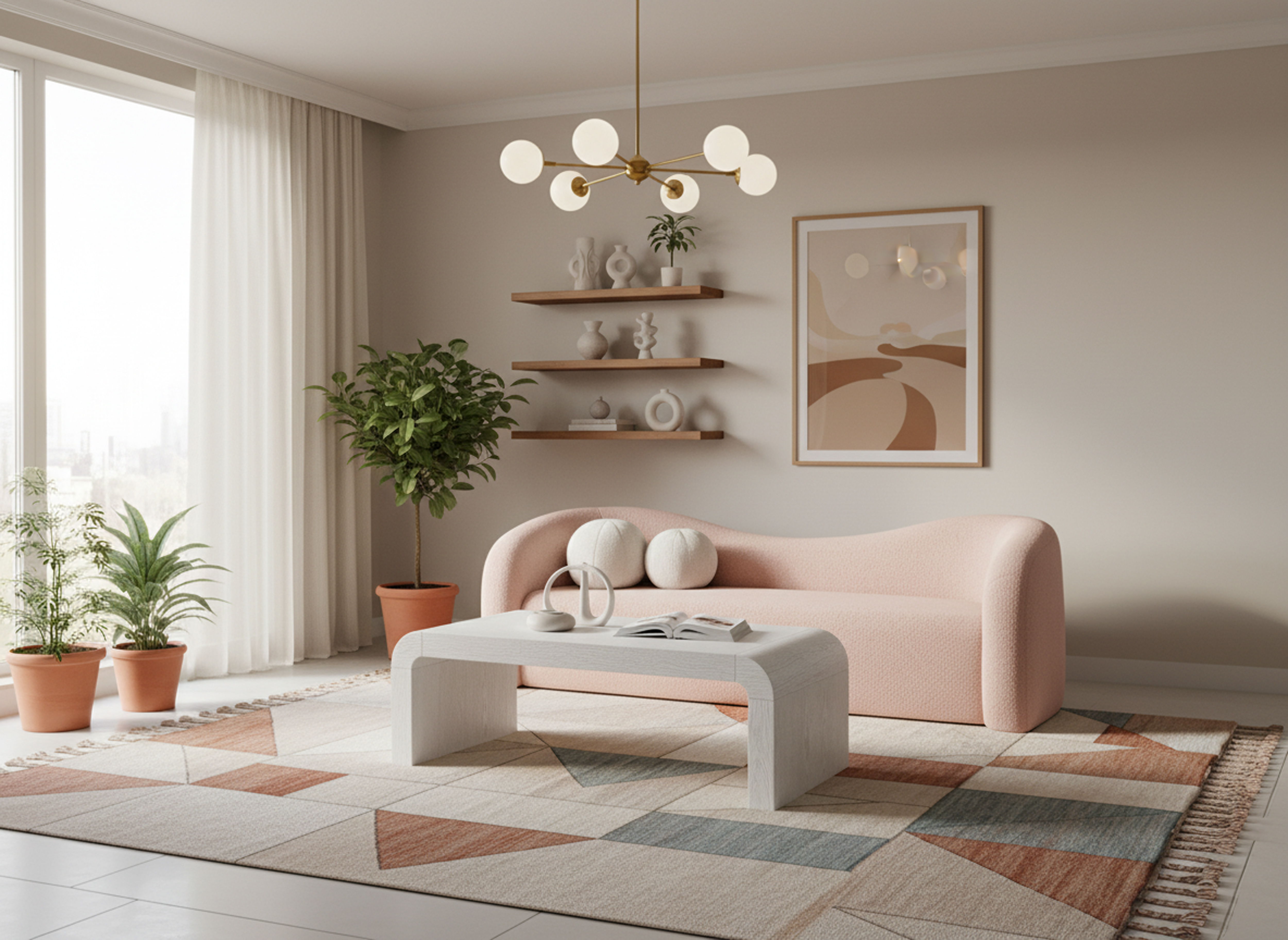 Kali - Sofa - Pink