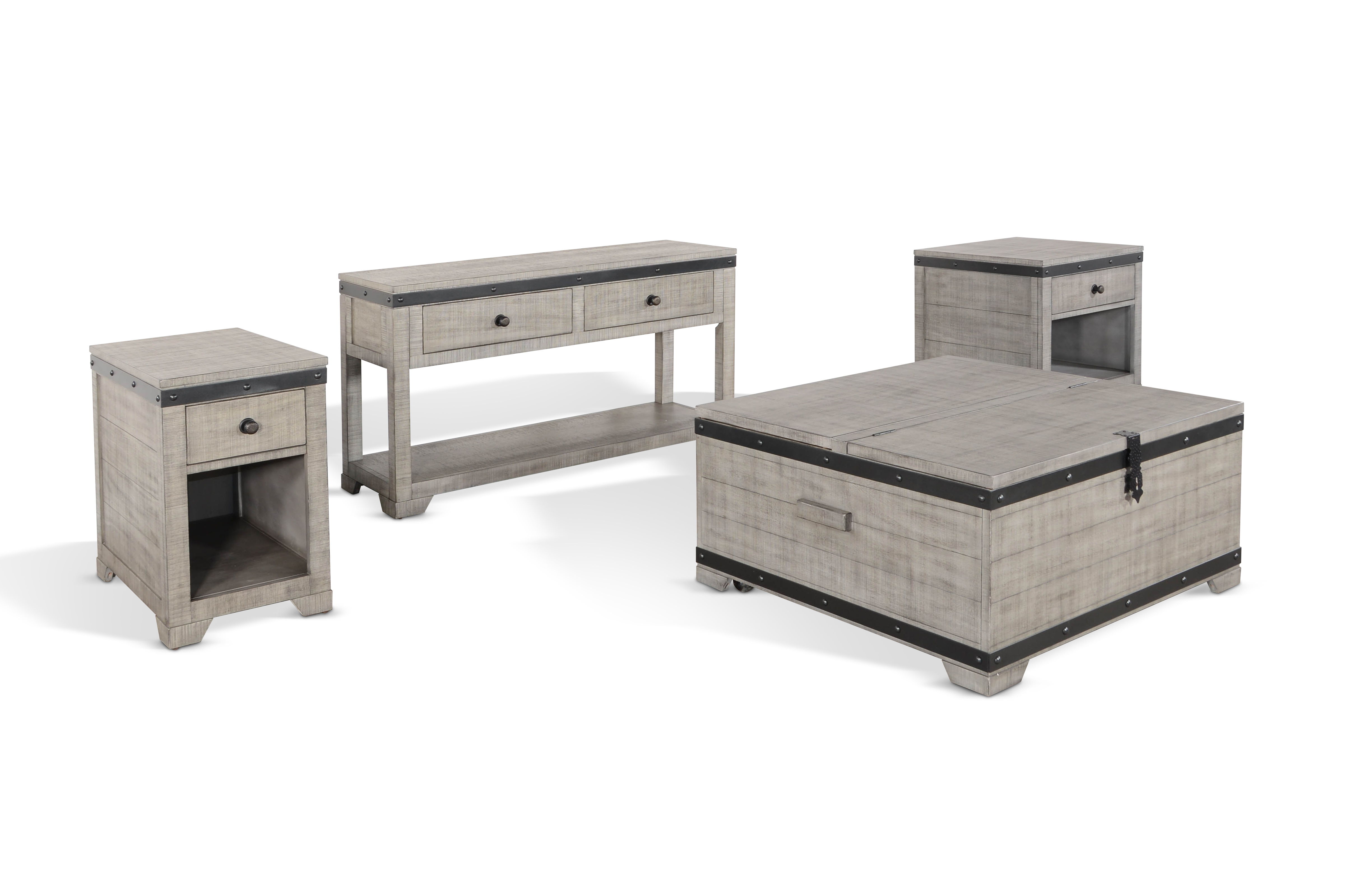 Alpine - Chair Side Table - Gray Image