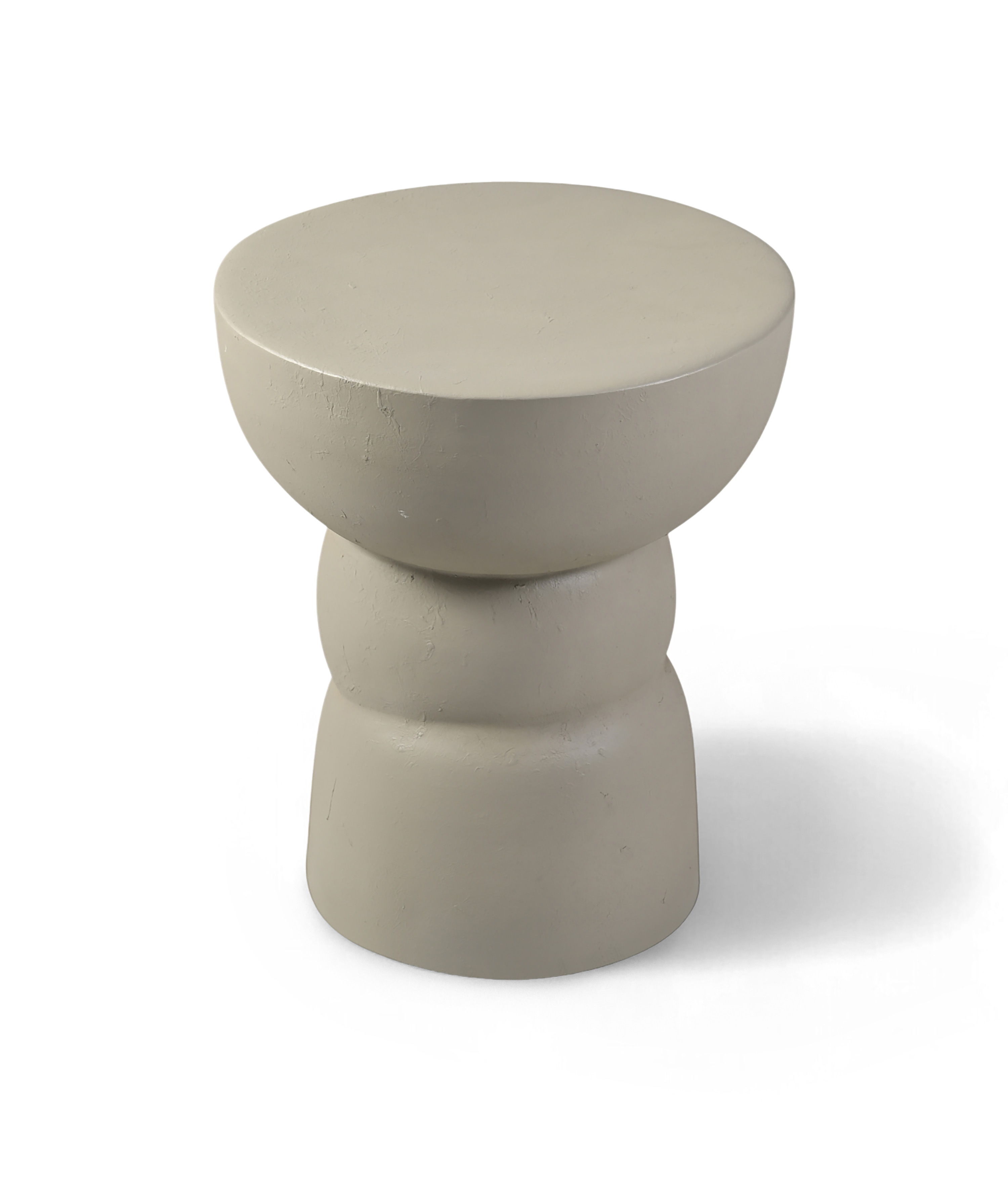 Collins - Aluminum End Table - Taupe