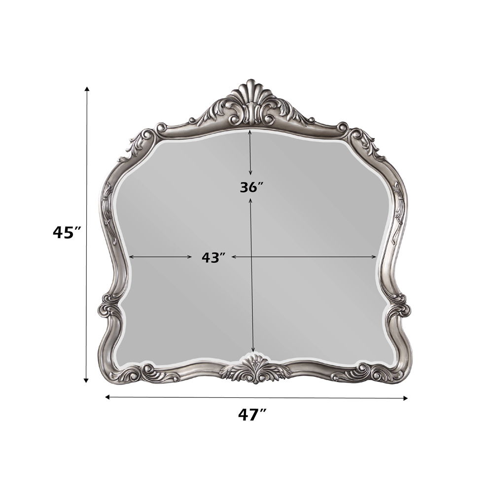 Ariadne - Mirror - Antique Platinum, silver, view 6