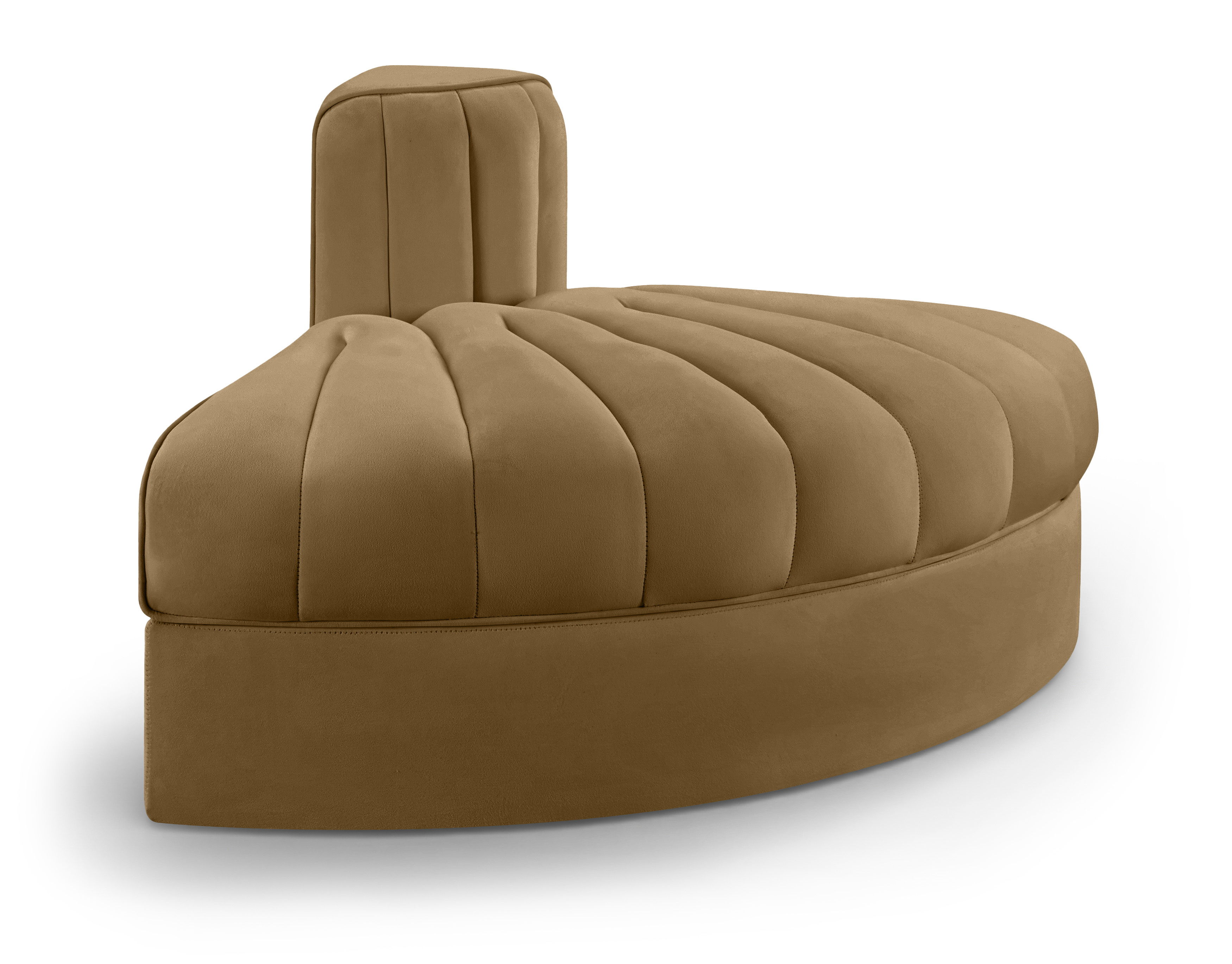 Velvet Performance Fabric Upholstered Modular Chair