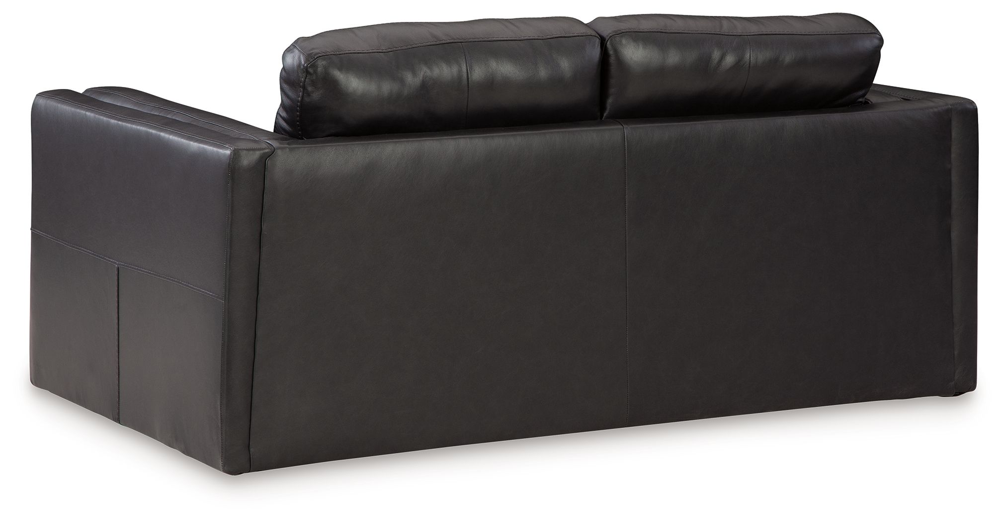 Ashley Furniture Amiata - 4 Pc. - Sofa, Loveseat, Chair And A Half, Ottoman - Onyx - Image 8