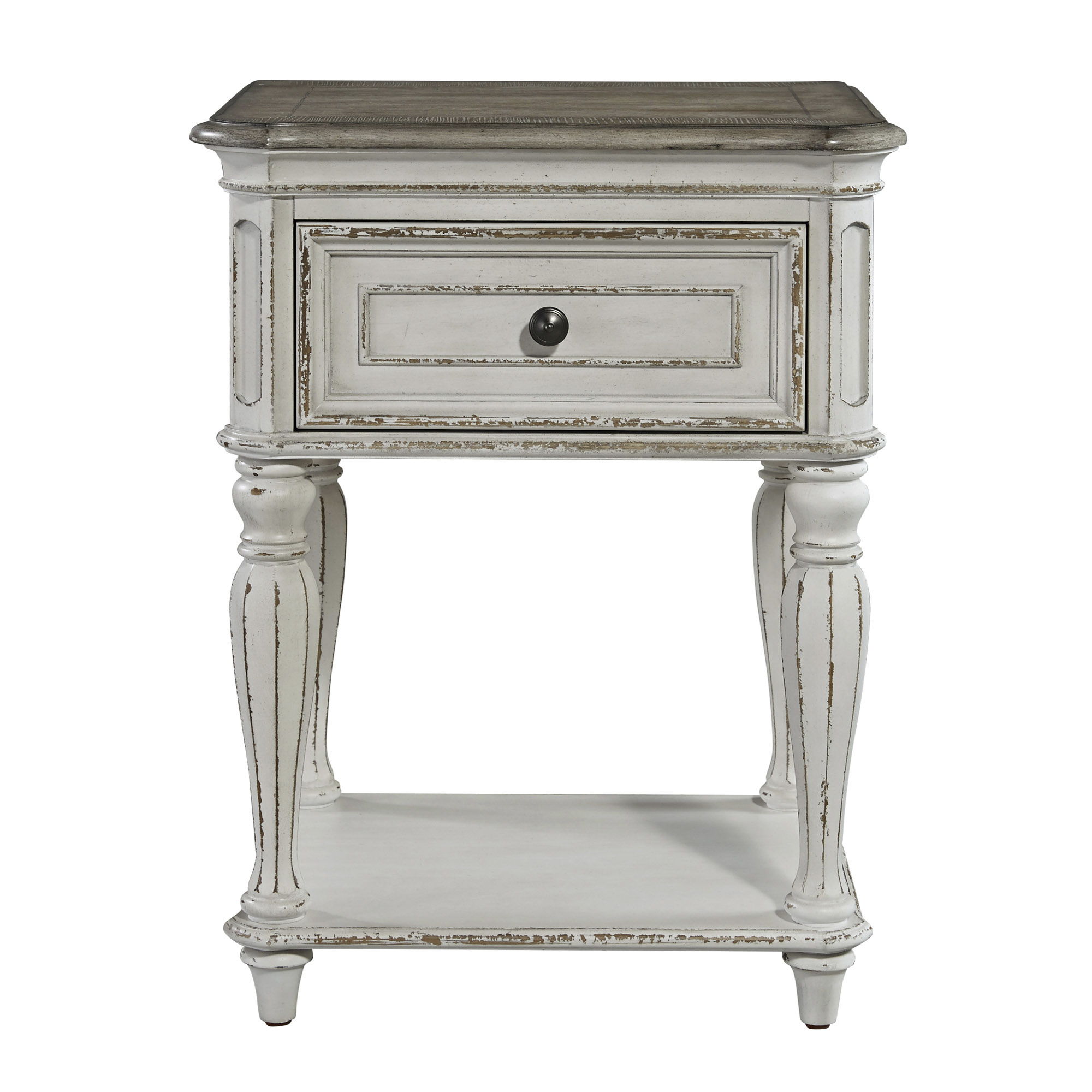 Liberty Furniture Magnolia Manor - Leg Nightstand - White