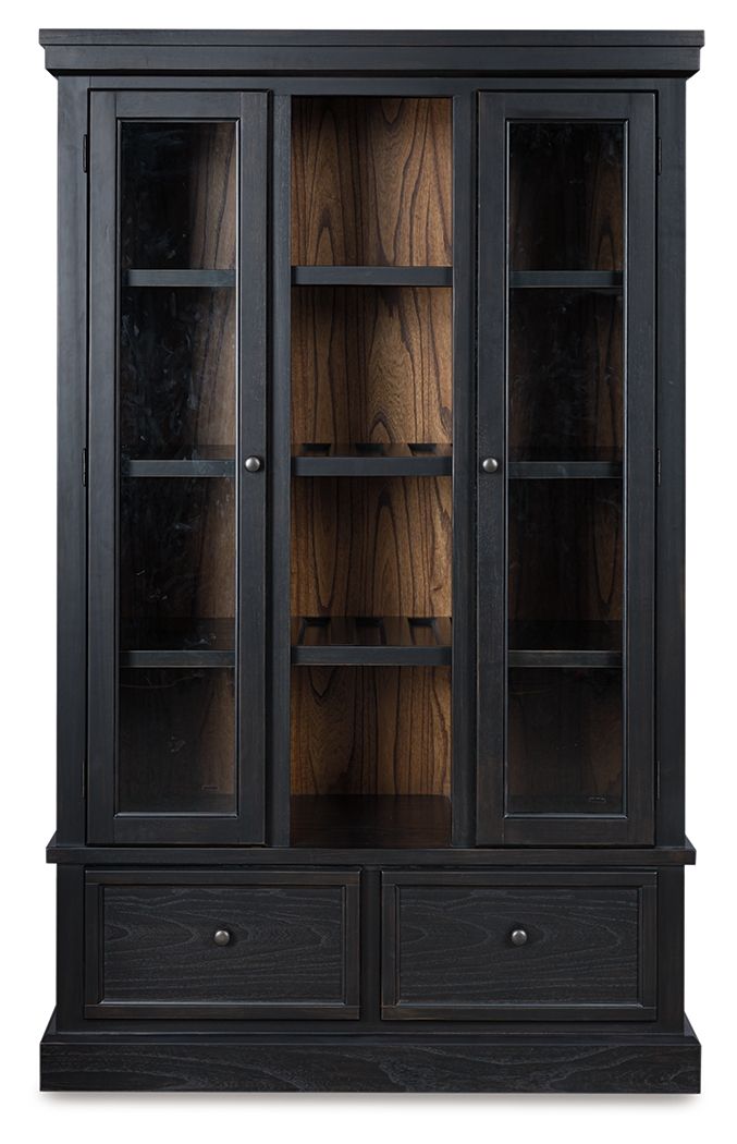 Ashley Furniture Greddinton - Curio - Black / Brown - Image 3