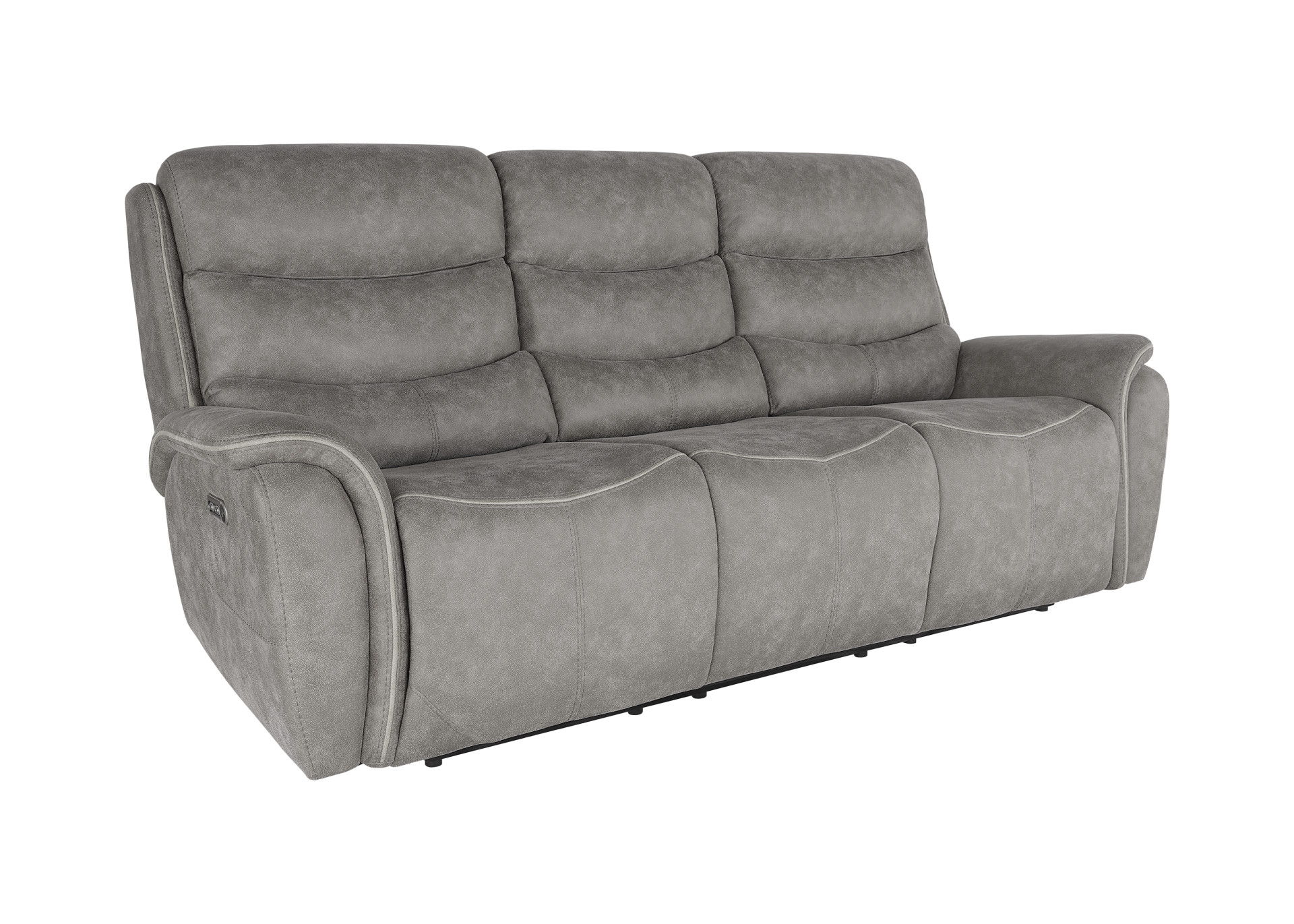 Kamari - Sofa With Power Headrest & Footrest - Gray