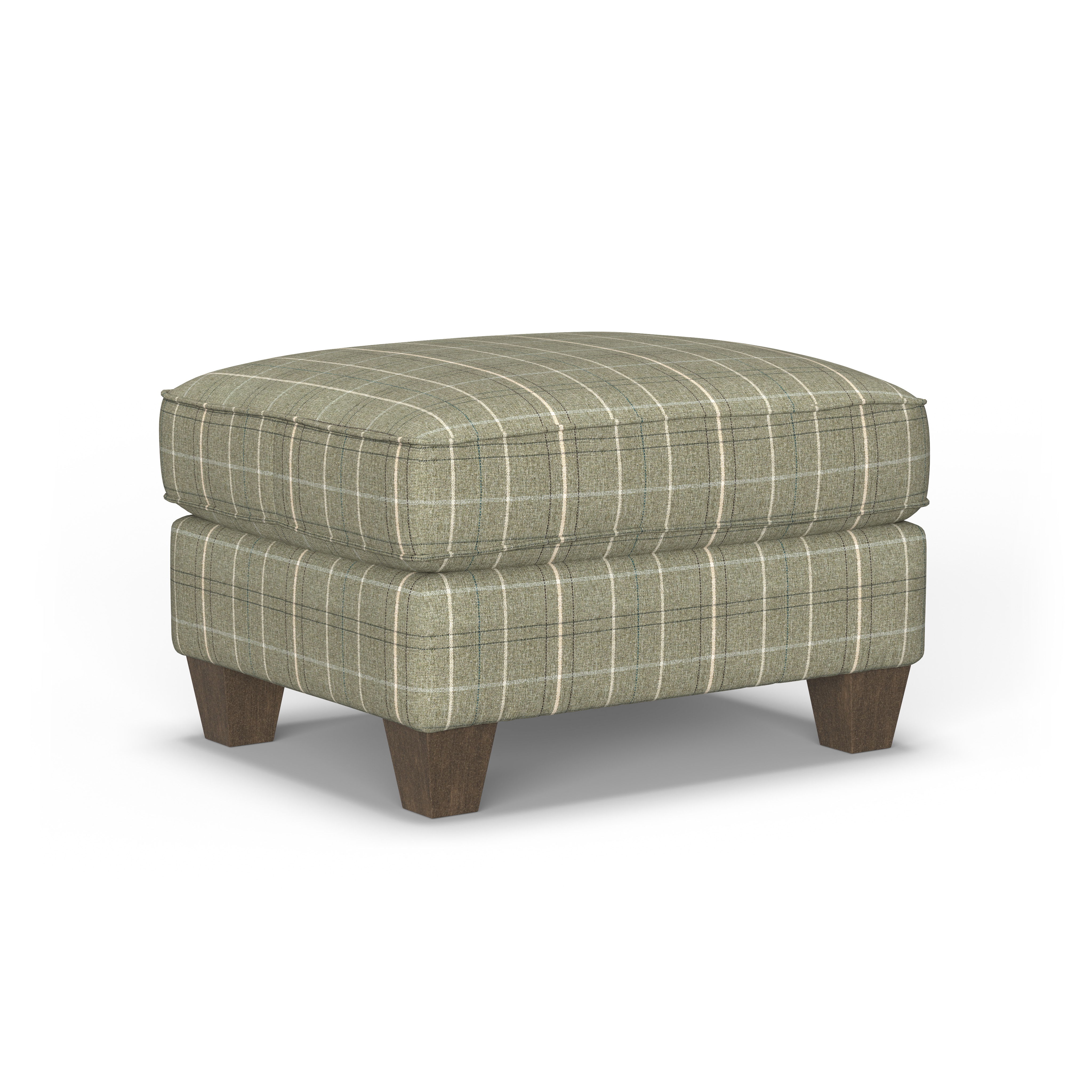 Dana - Fabric Ottoman, red, view 3