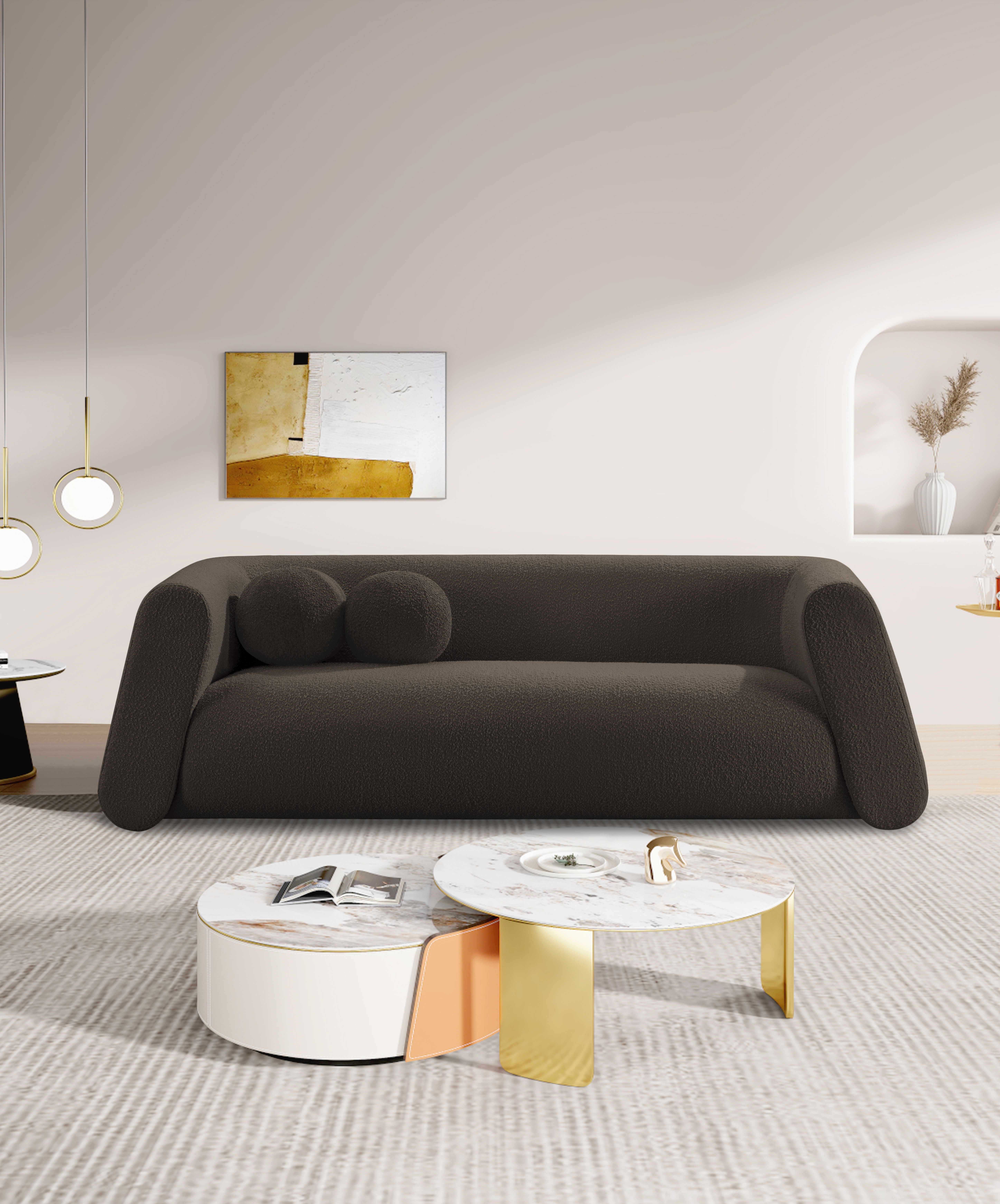 Abbington - Sofa - Brown