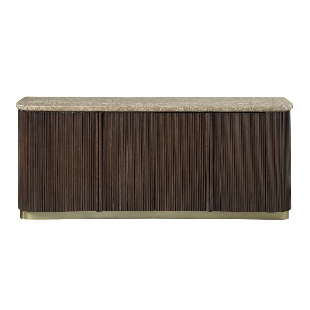 Clayten - Server - Brown Oak, dark brown, view 4