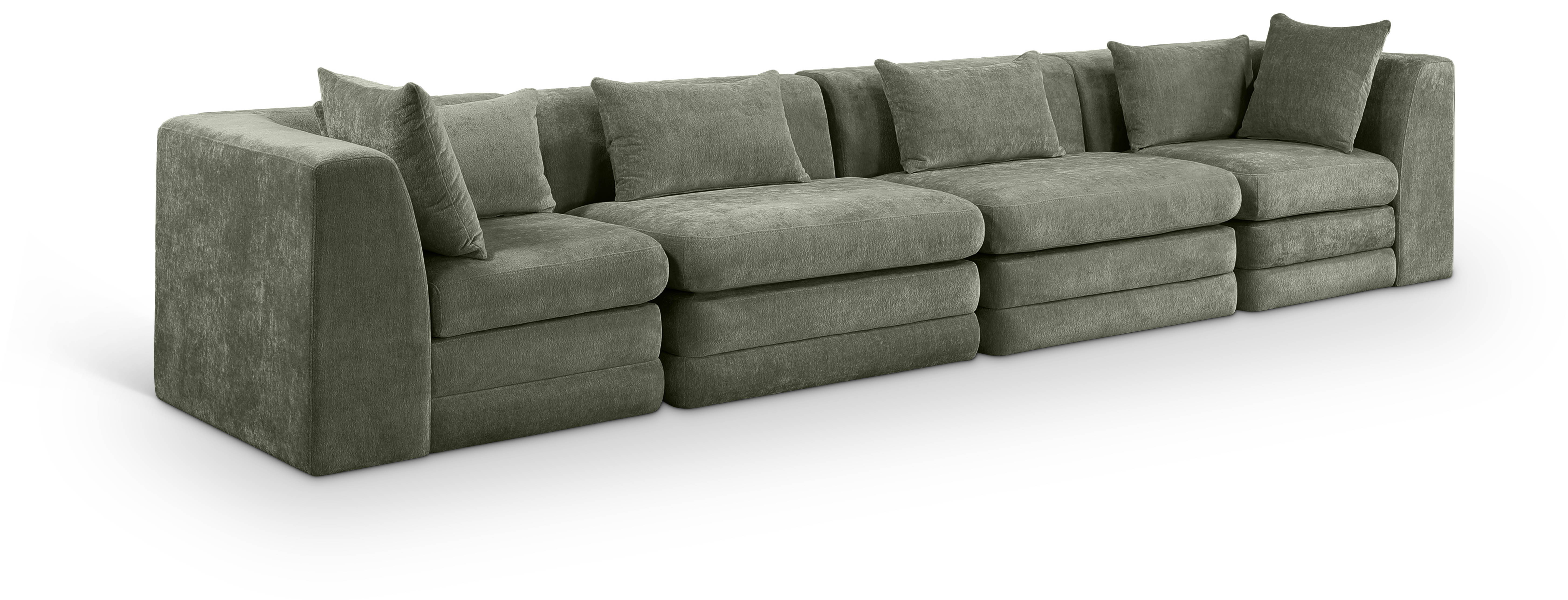 4 Pc · 152" Upholstered Modular Sofa