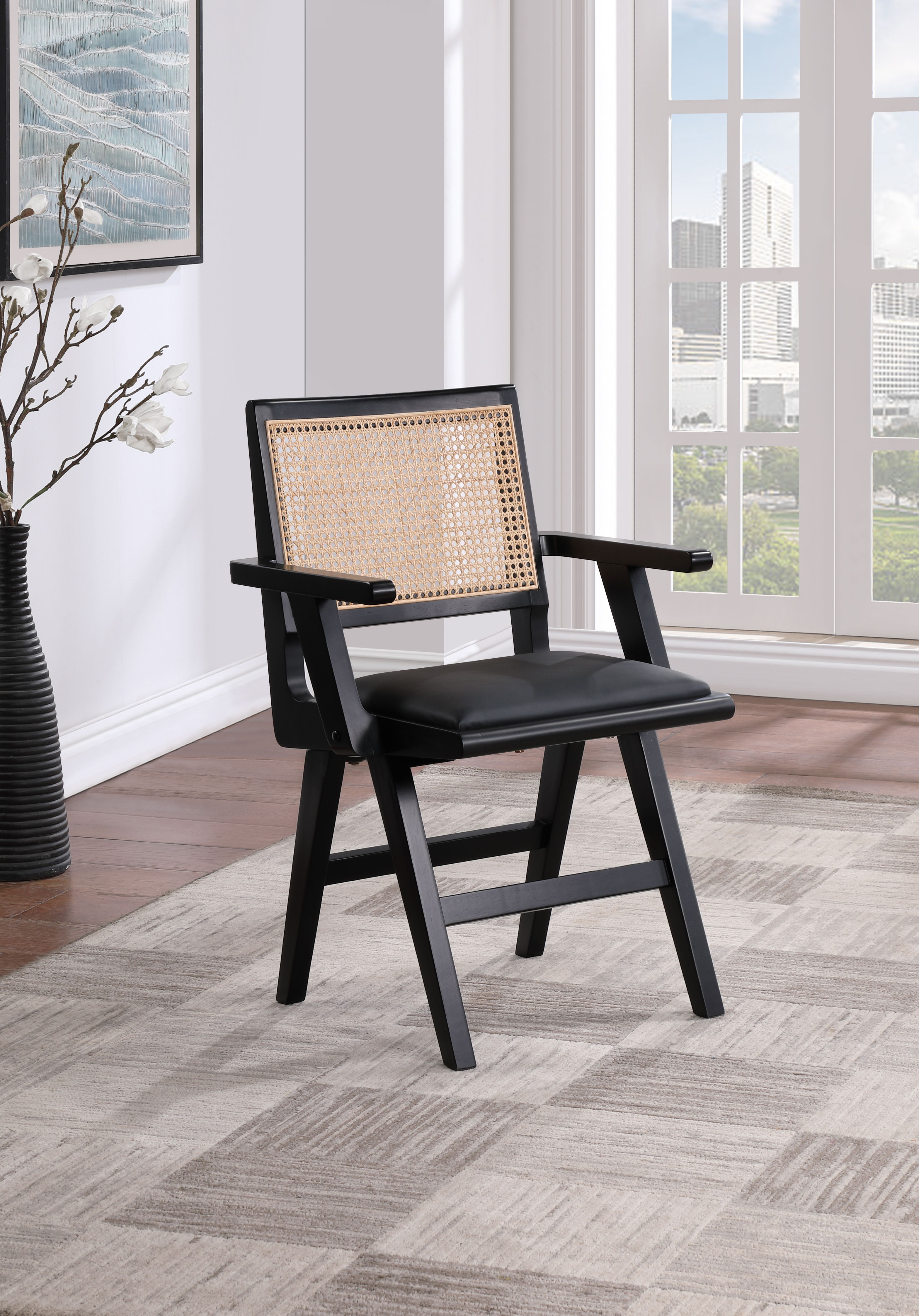 Abby - Dining Arm Chair (Set of 2) - Black
