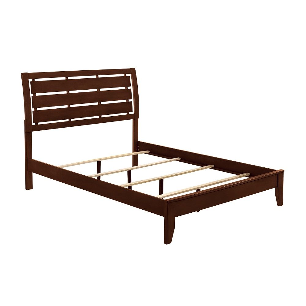 Ilana - Eastern King Bed - Brown Cherry, dark brown, view 4
