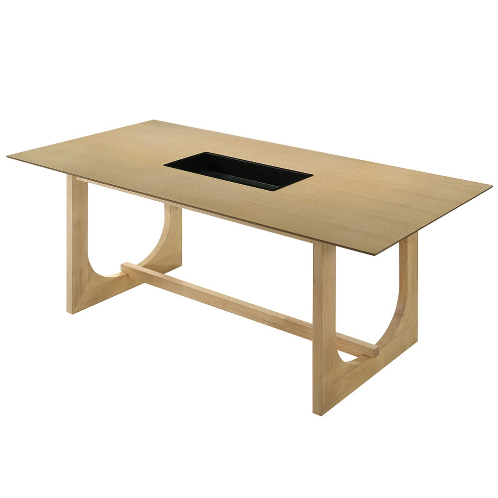 Blayde - Dining Table - Natural, light brown, view 2