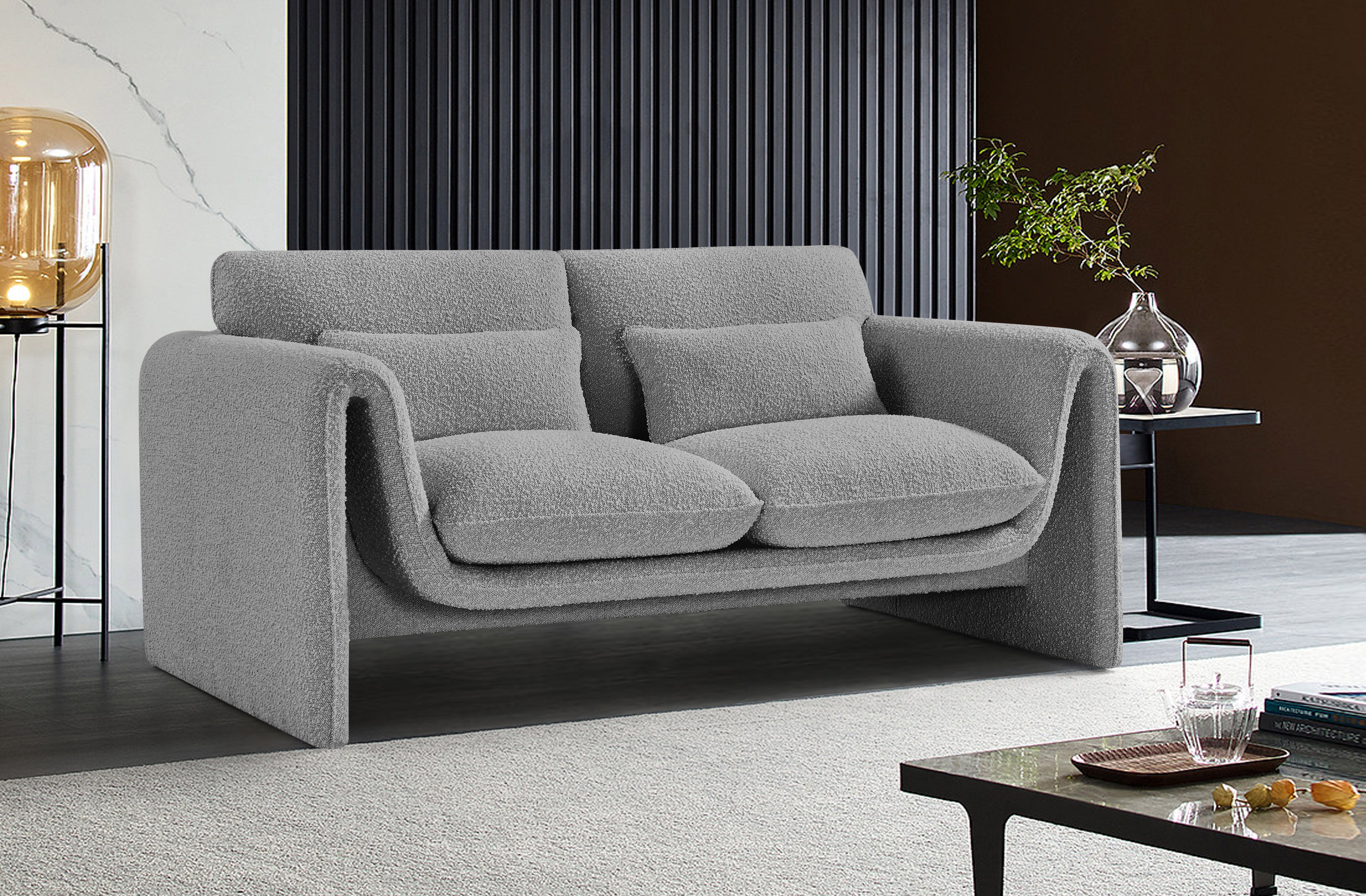 Stylus - Loveseat - Gray