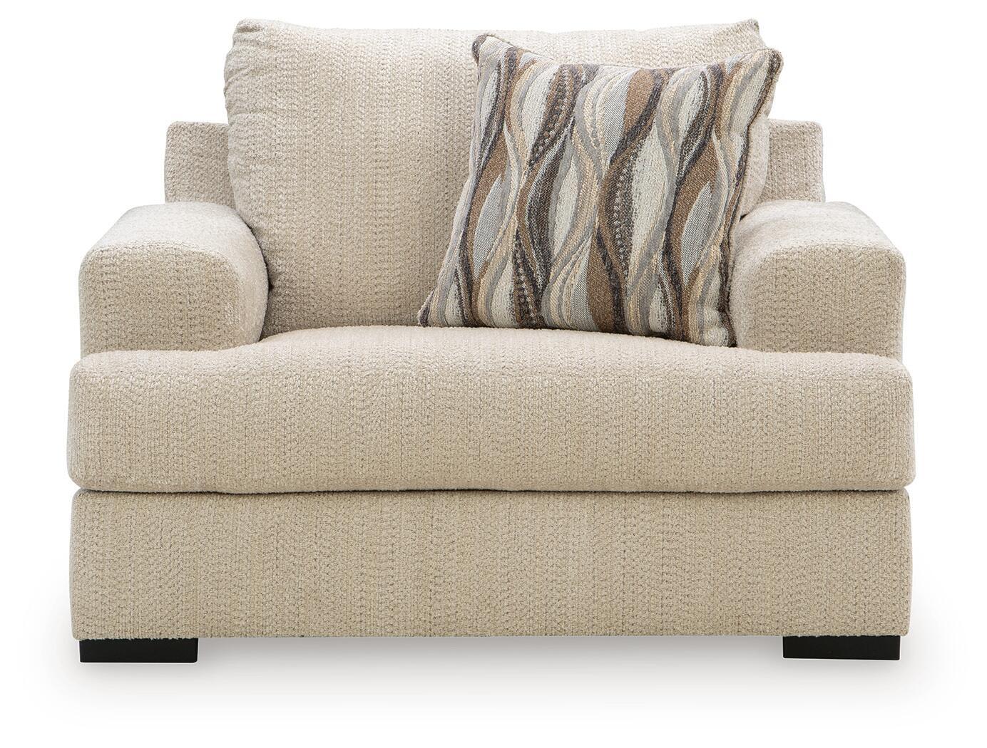 Ashley Furniture Lofwood - Chair And A Half - Oatmeal - Image 3