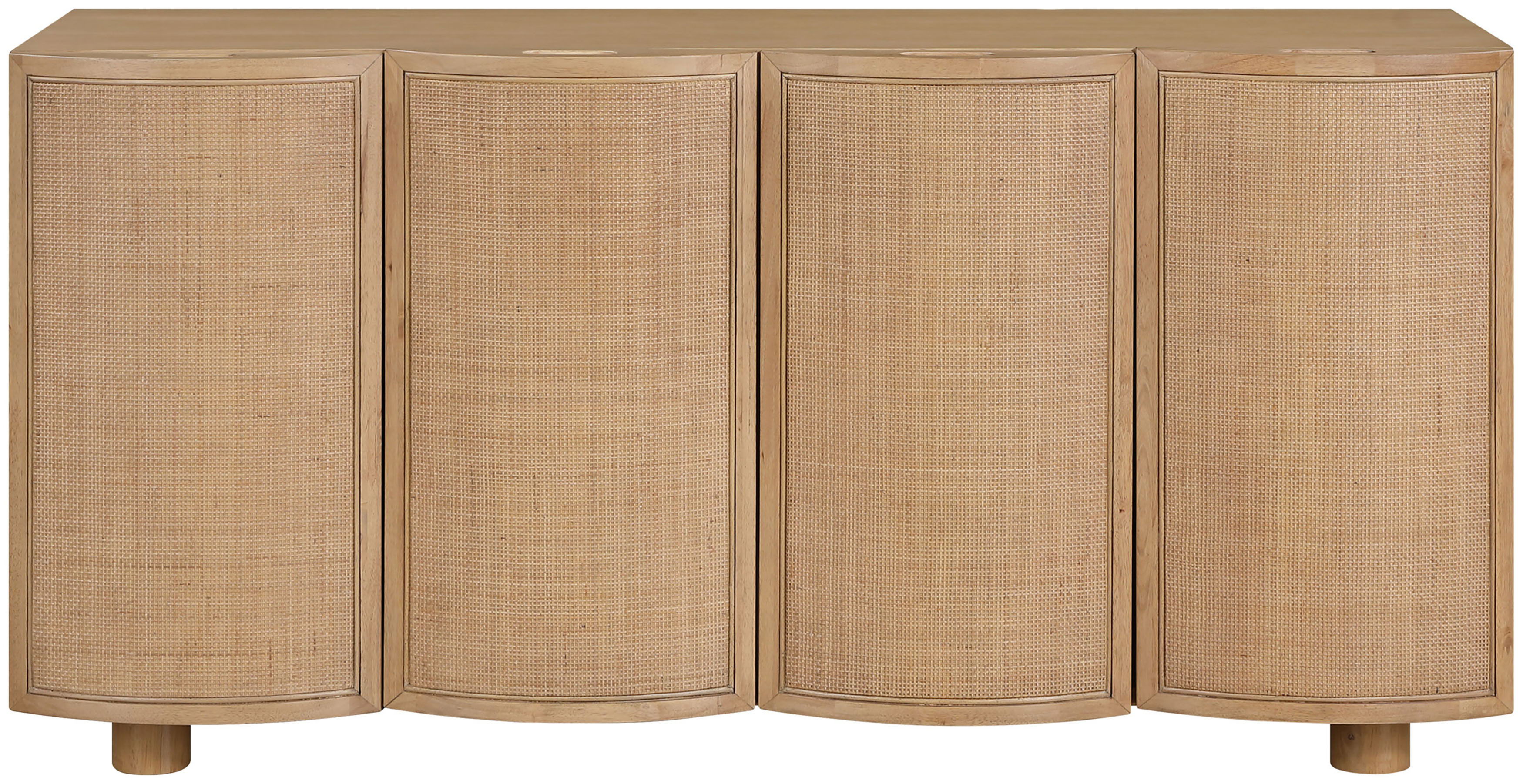 Norin - Solid Wood And Oak Veneer Sideboard/Buffet - Natural