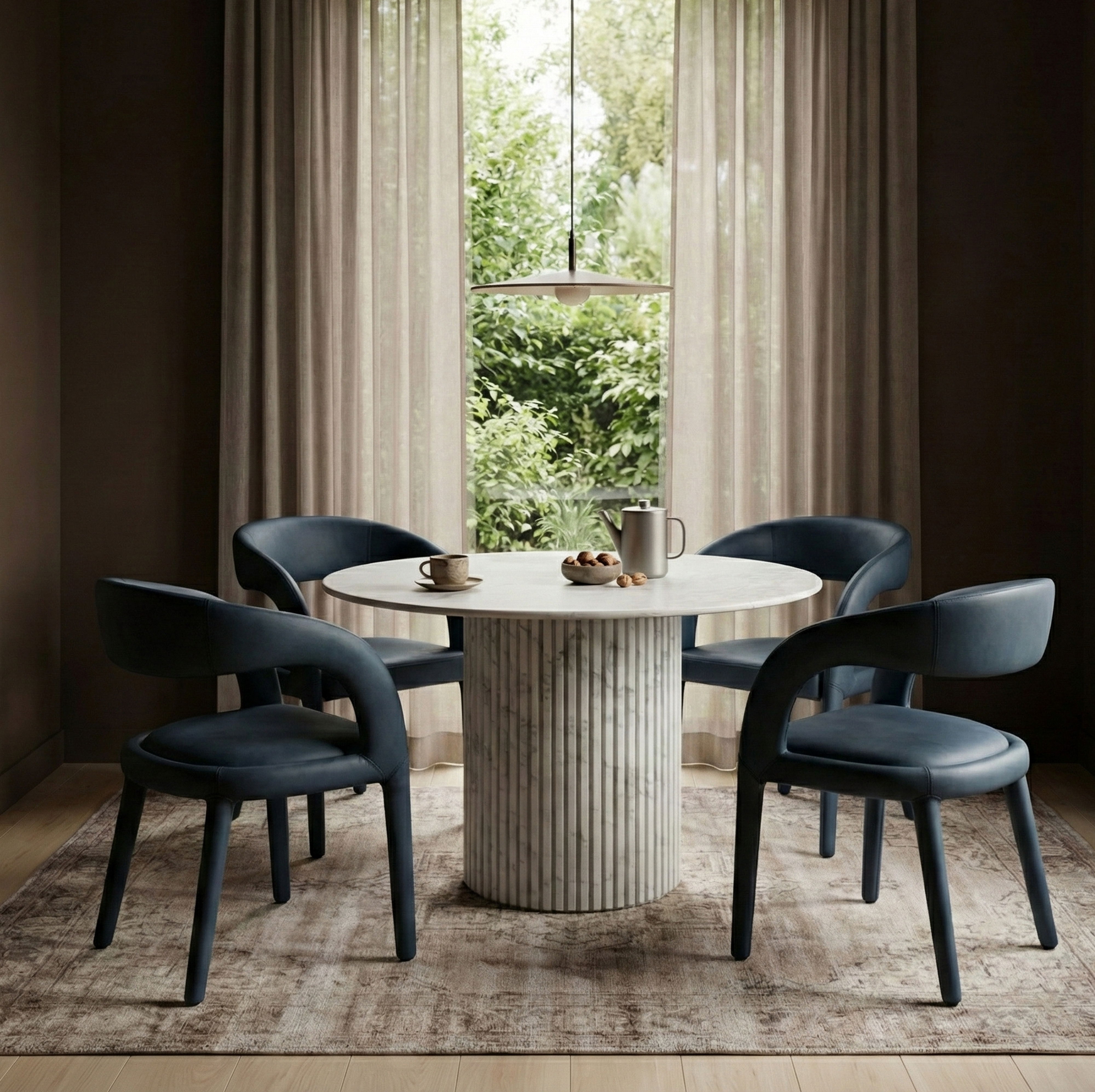 Sylvester - Dining Chair - Navy