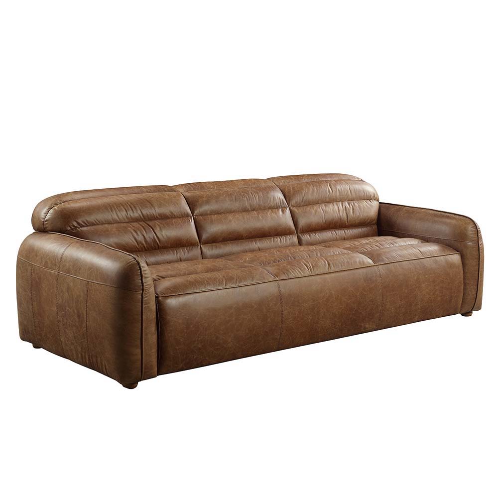 Rafer - Sofa - Cocoa Top Grain Leather, light brown
