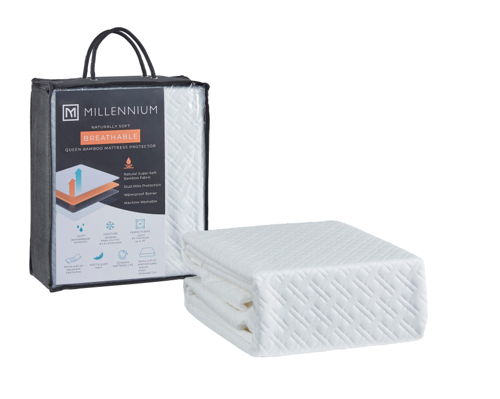 Basic Protector - Queen Mattress Protector (Set of 4) - White, white