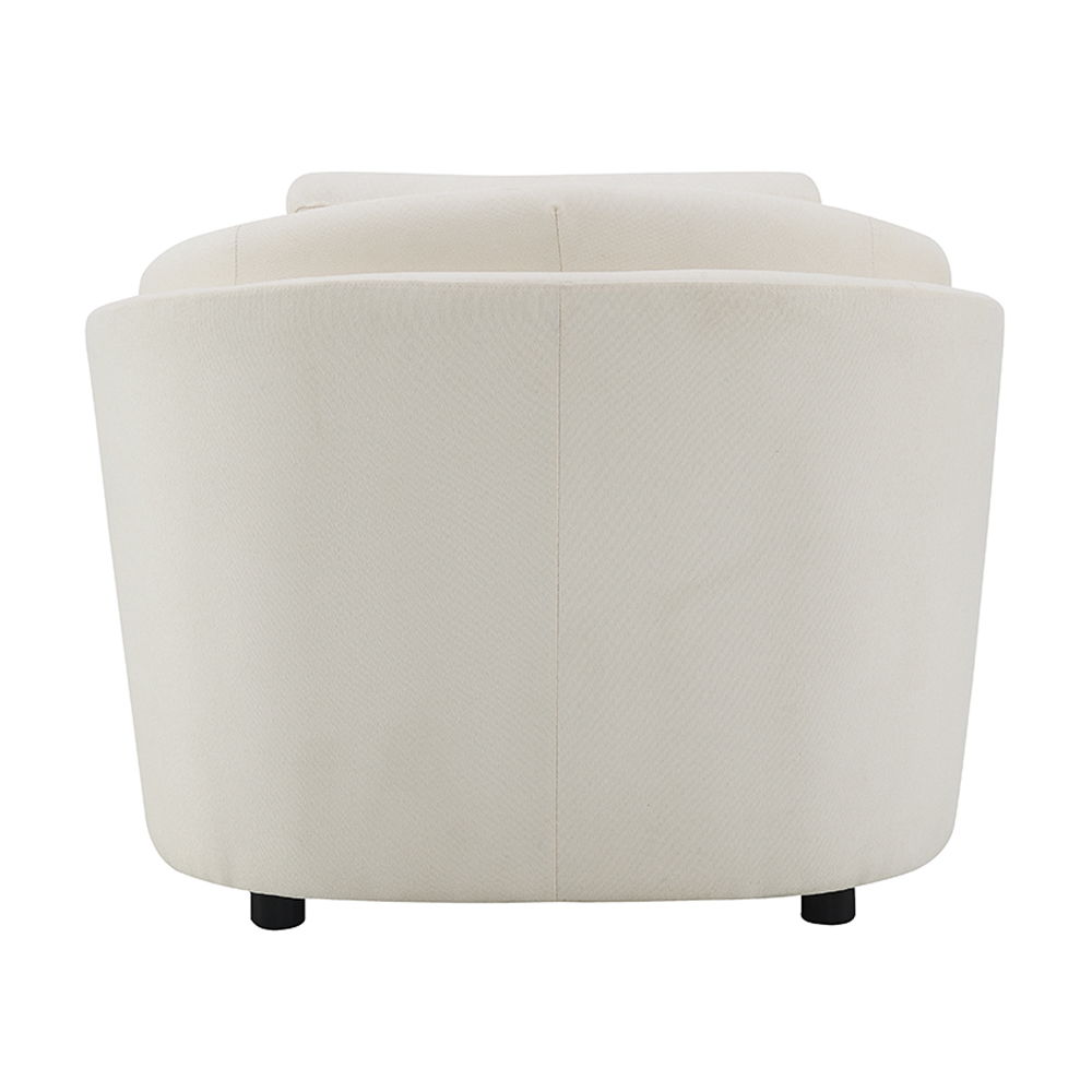 Mariko - Chair With Pillow - Beige Linen, beige, view 3