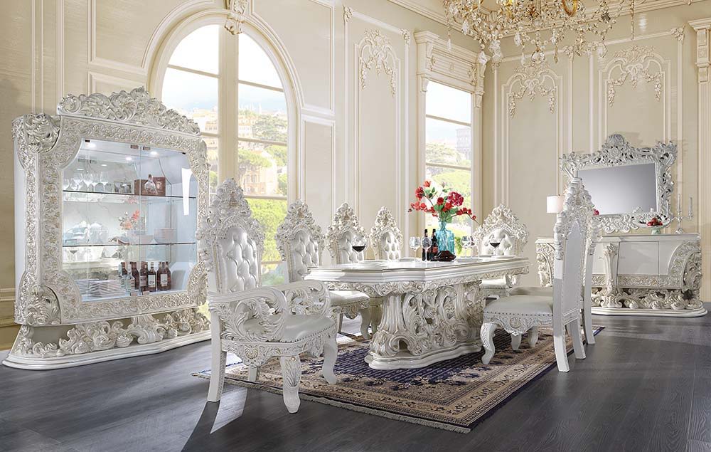 Adara - Dining Table - Antique White, beige, view 2
