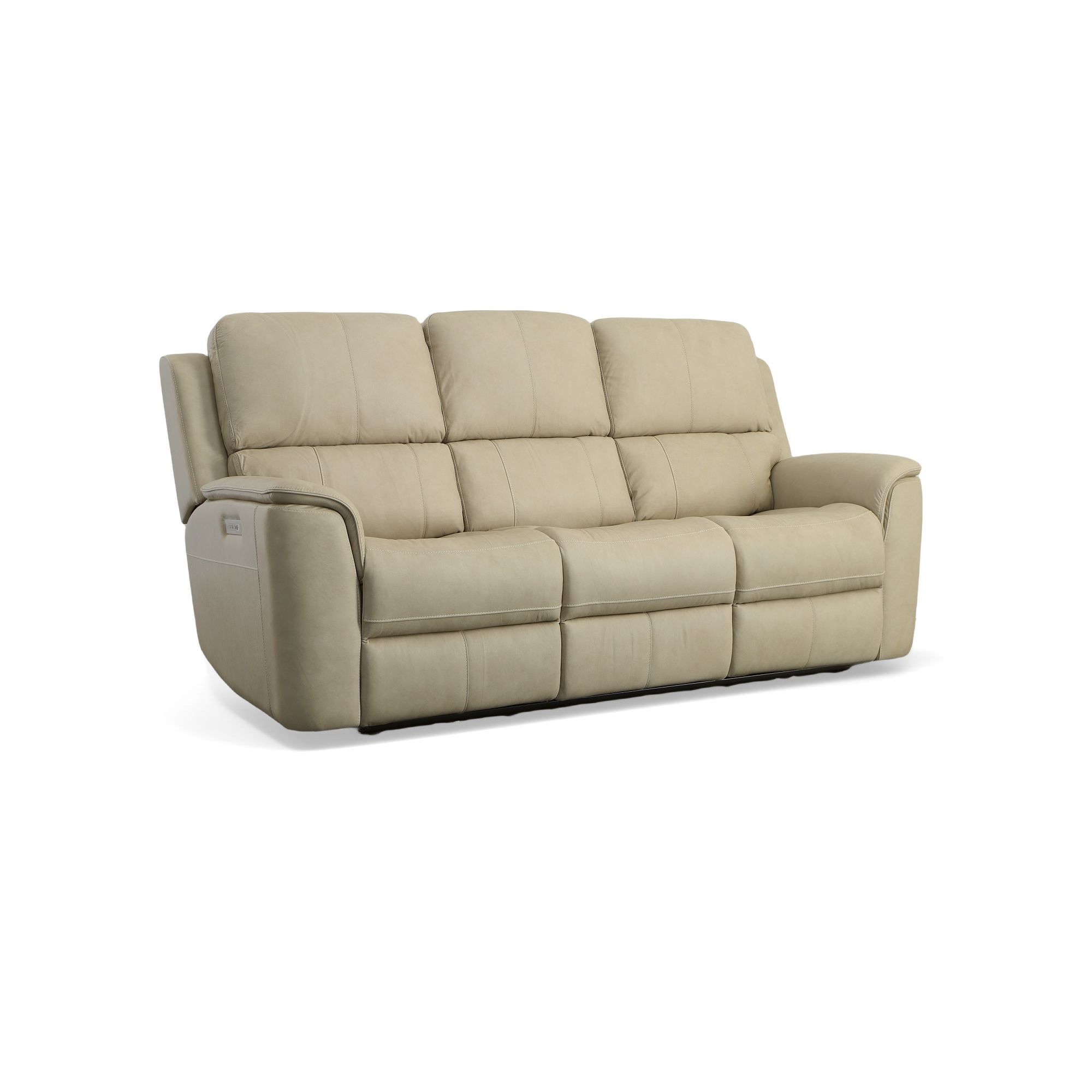 Henry - Power Reclining Sofa With Power Headrests & Lumbar - Beige Image