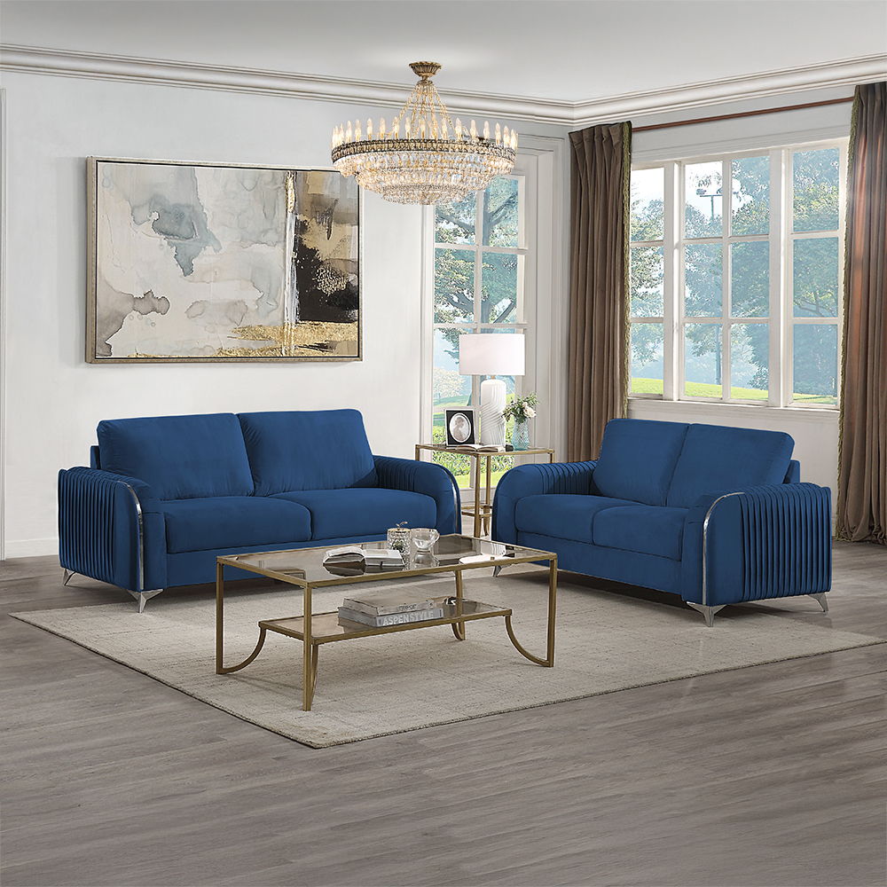 Wenona - Sofa - Blue Velvet, blue, view 5