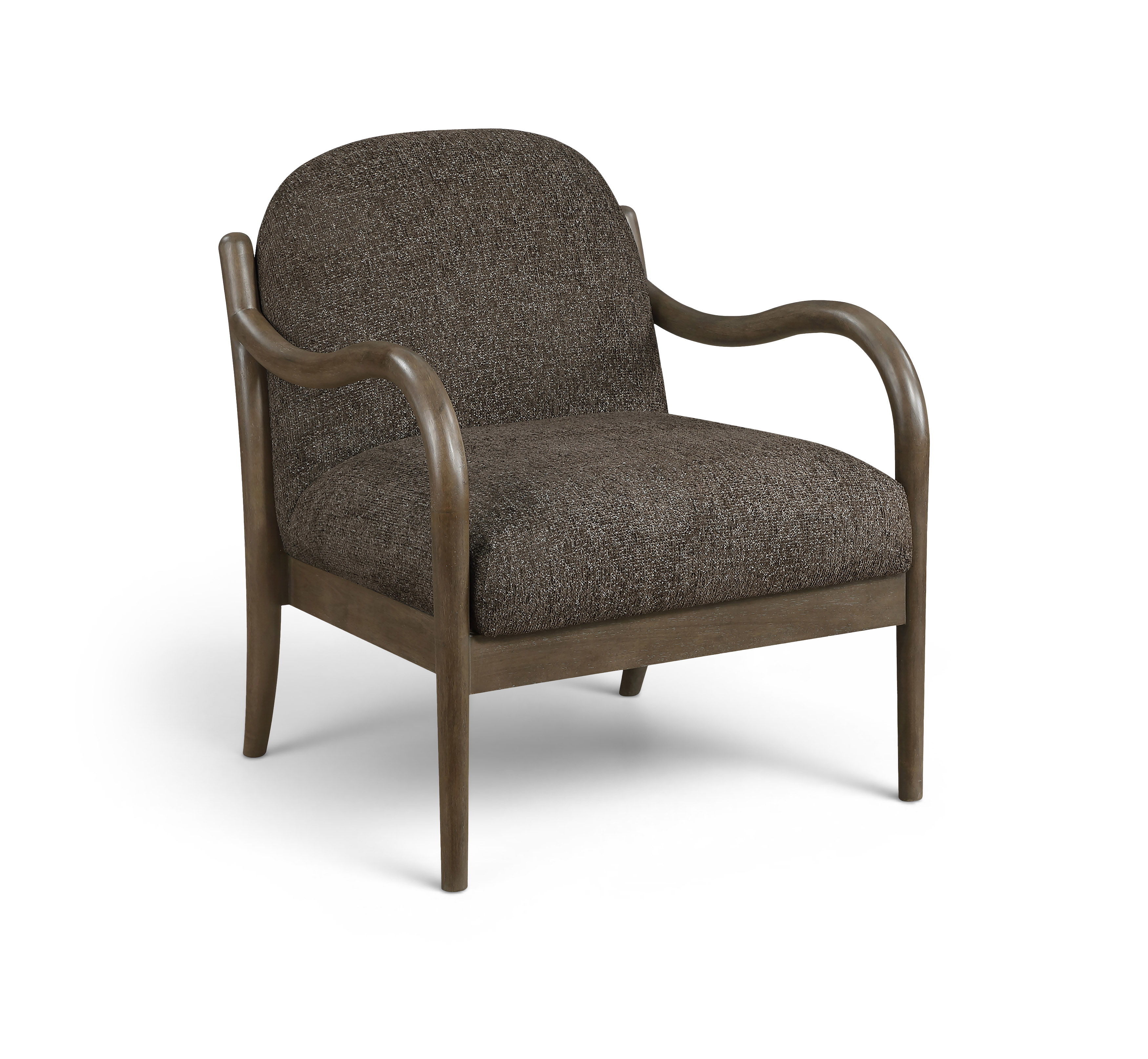 Helmsley - Performance Fabric Upholstered Accent Chair - Brown