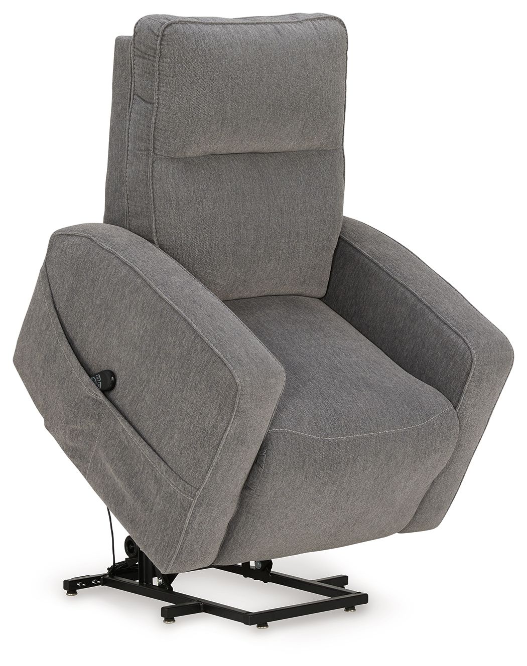 Ashley Furniture Starganza - Power Lift Recliner - Gray - Image 4