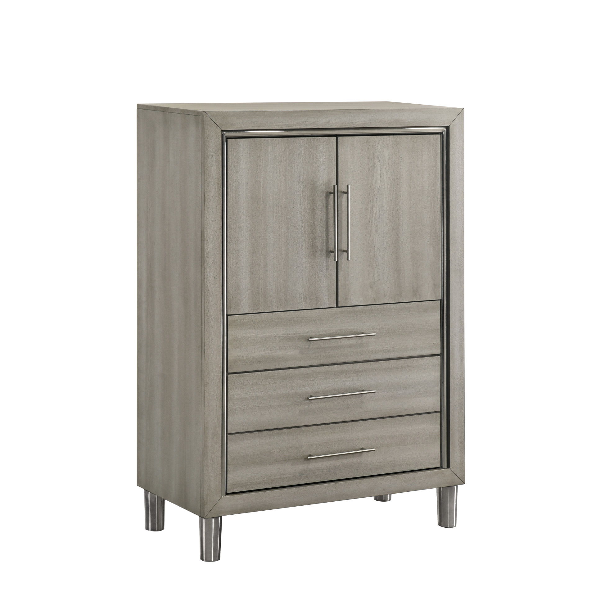 Door Chest With Shoe Storage & LED Light