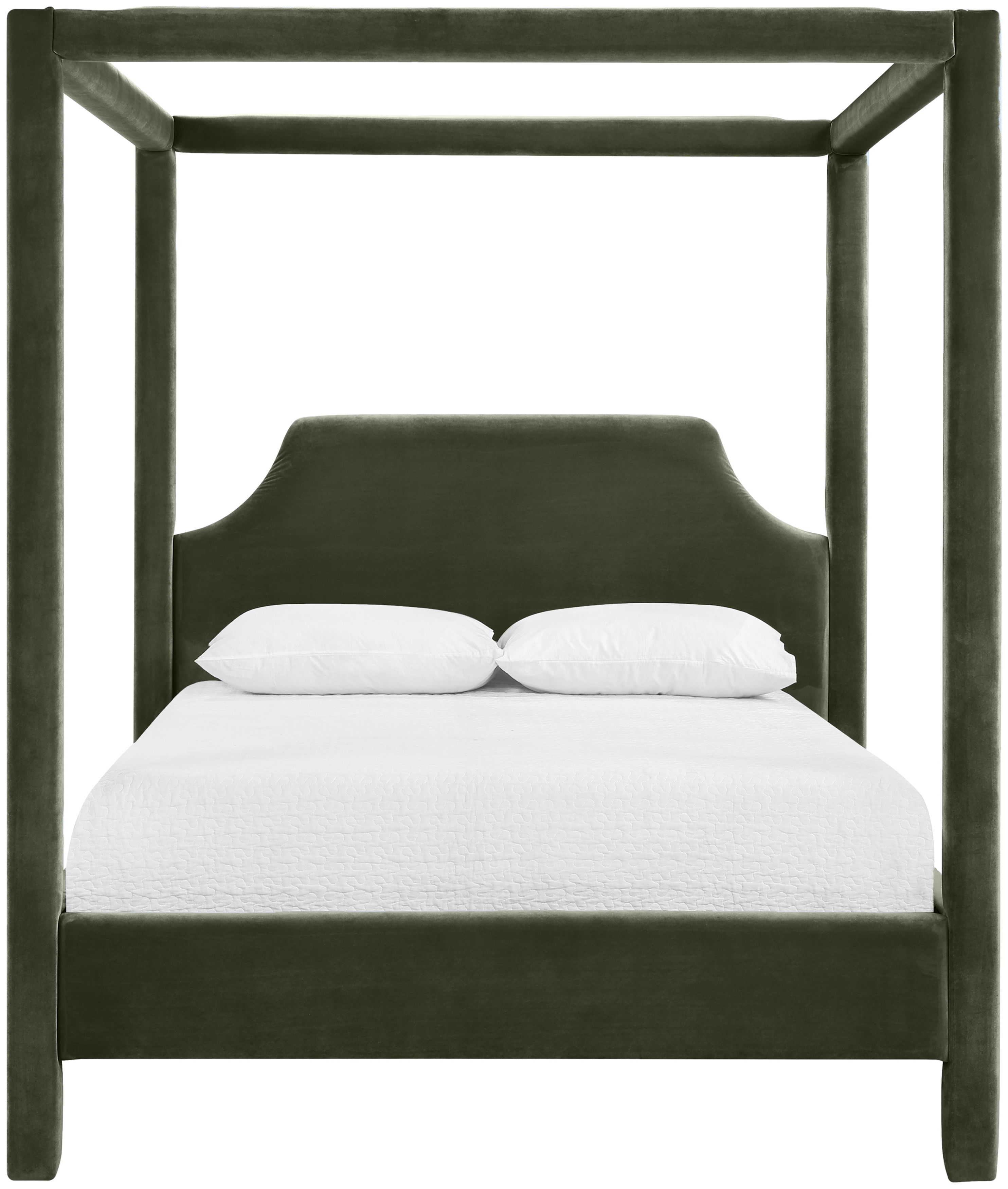 Dawson - Velvet Upholstered King Bed - Green